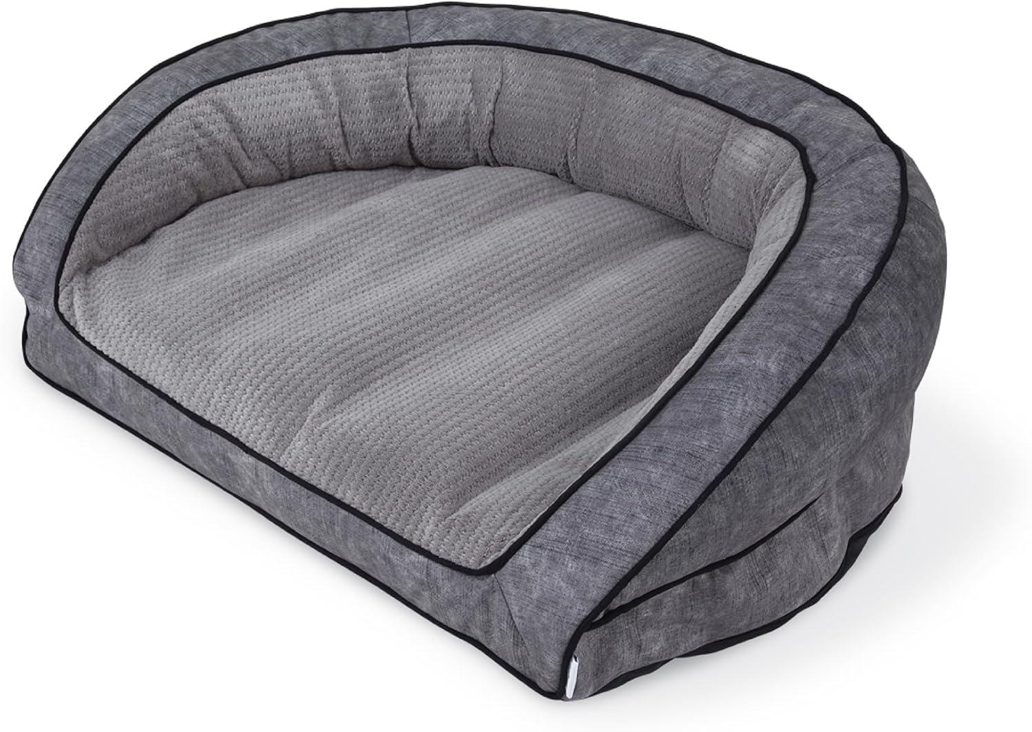 La-Z-Boy Petmate La-Z-Boy Tucker Sofa Bed Dog Bed For Dogs up to 50lbs with Durable Removable High Quality Washable Cover
