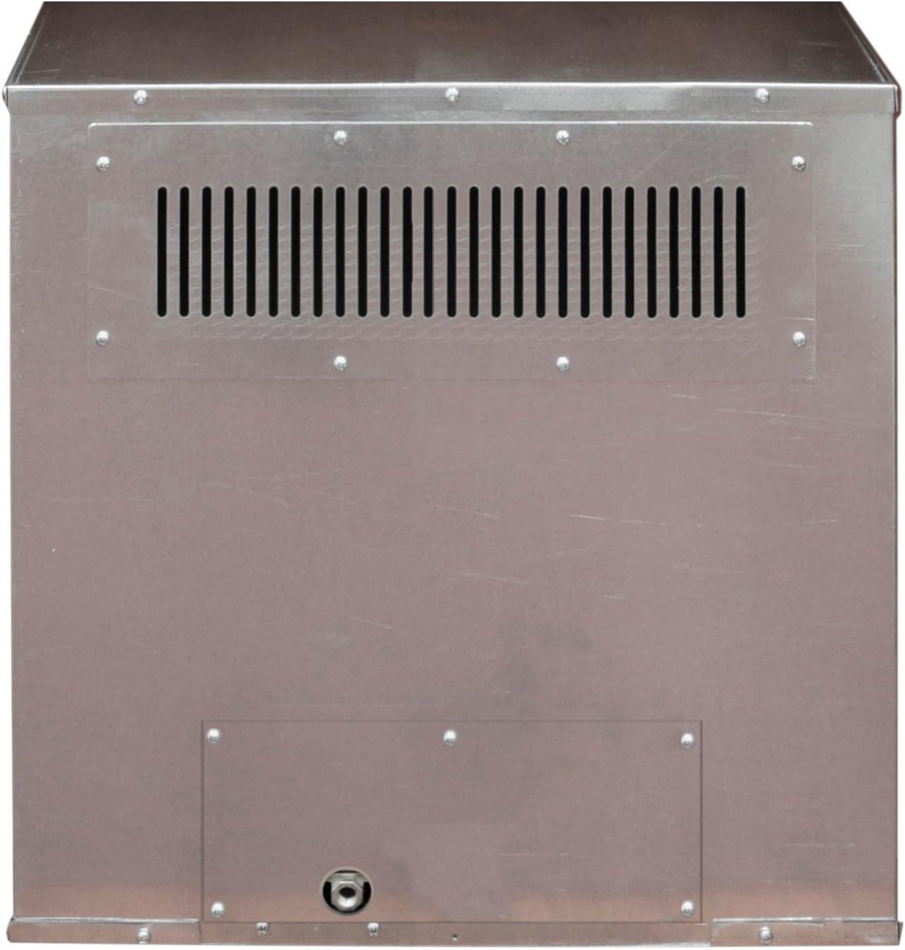 Pleasant Hearth 36 in. Natural Gas Compact Freestanding Tobacco Vent Free Fireplace 20,000 BTU