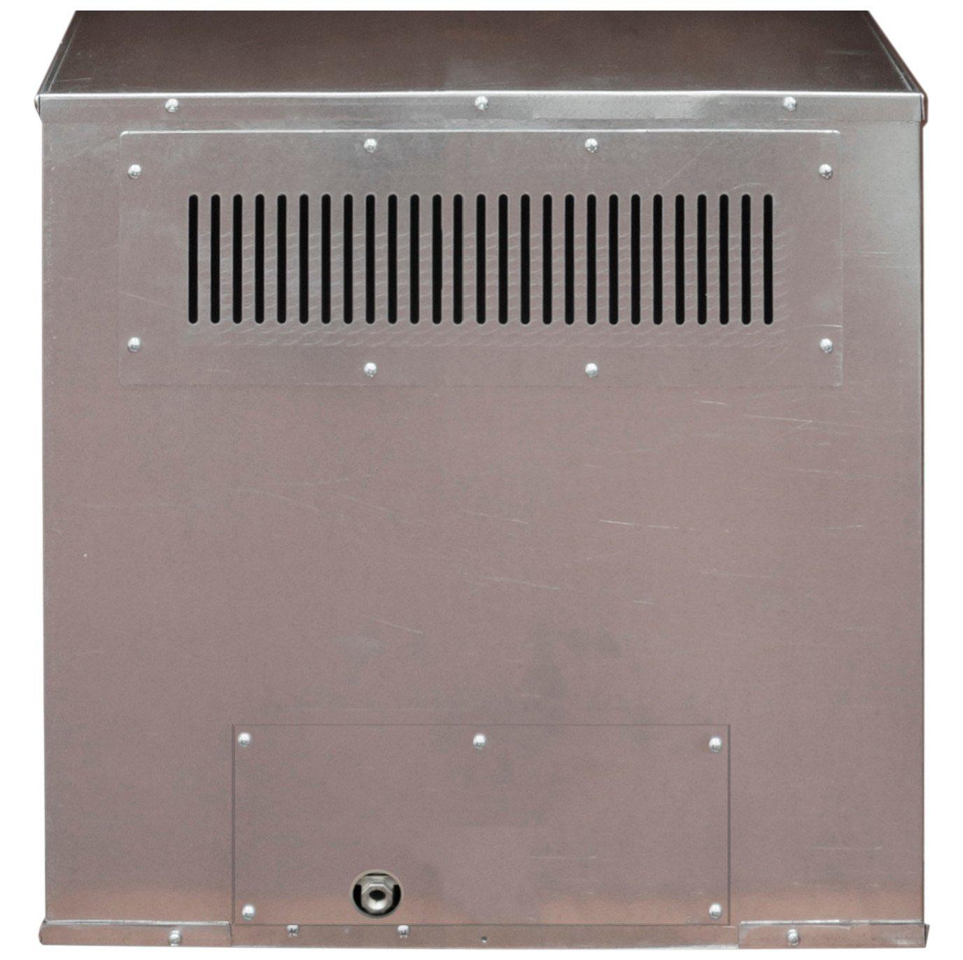 Pleasant Hearth 36 in. Natural Gas Compact Freestanding Tobacco Vent Free Fireplace 20,000 BTU