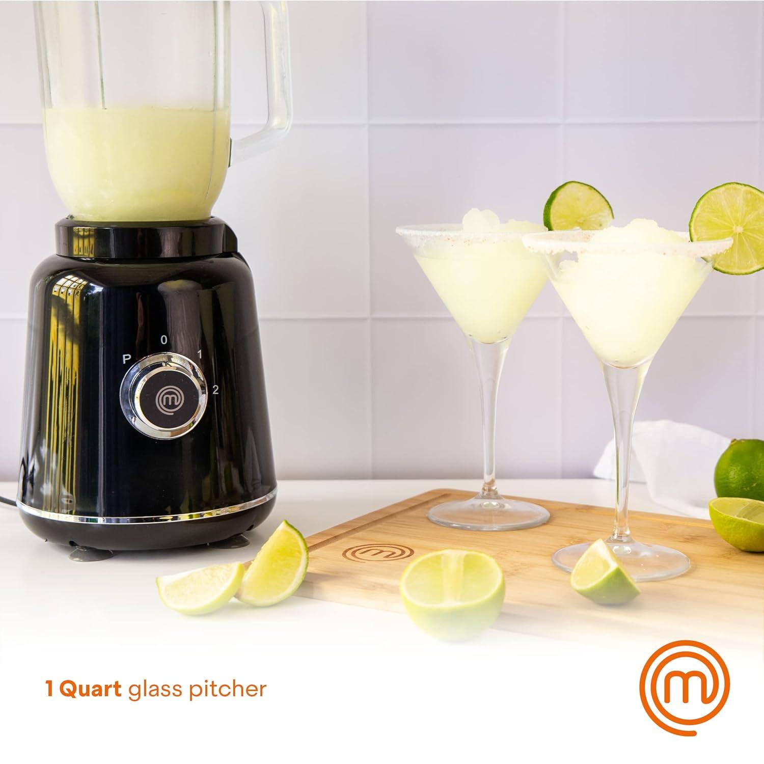 MasterChef 1.1-Qt. 300-Watt 2-Speed Table Blender with Glass Pitcher, VRD91910204001