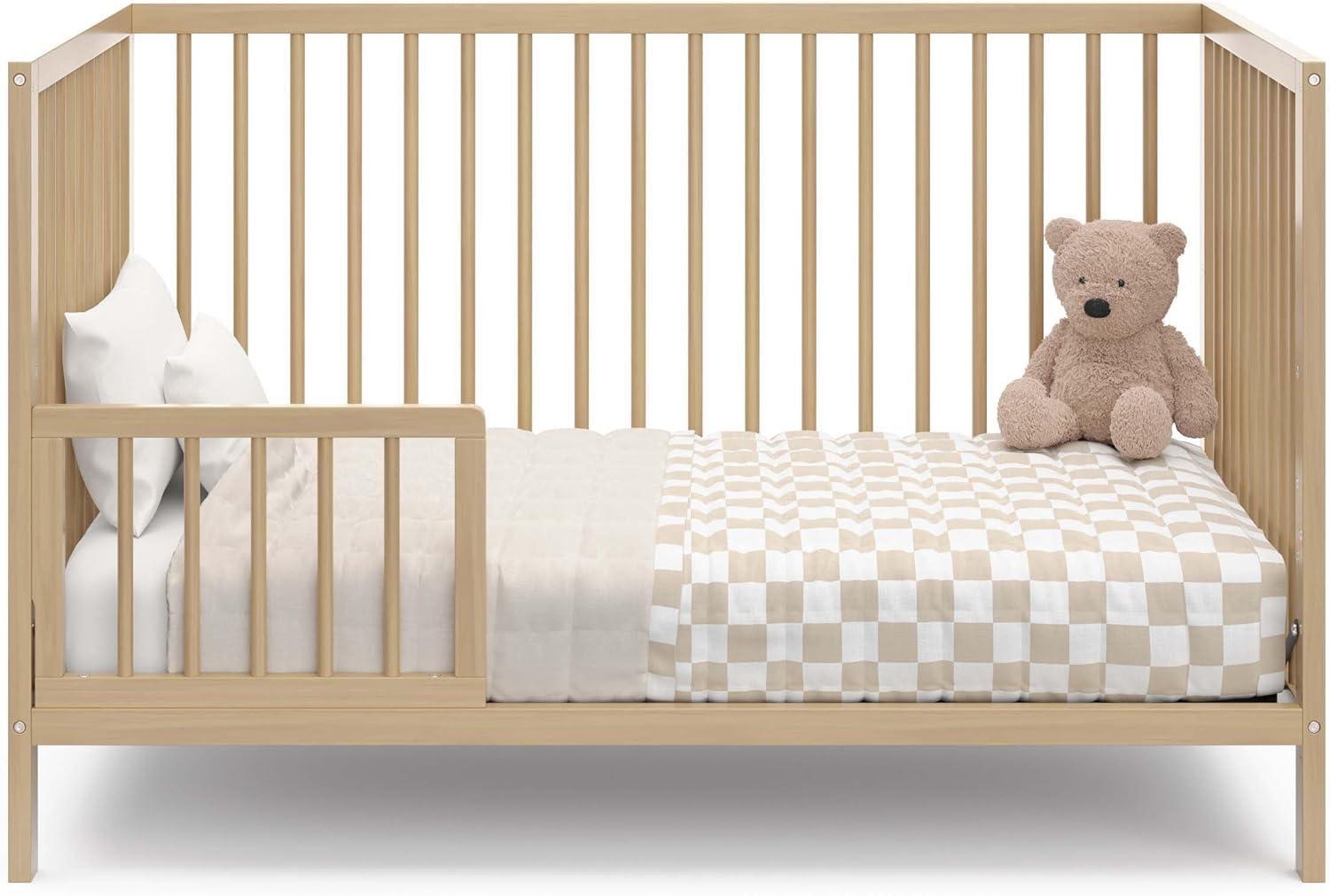 Teddi 4-in-1 Mini Convertible Crib with Mattress