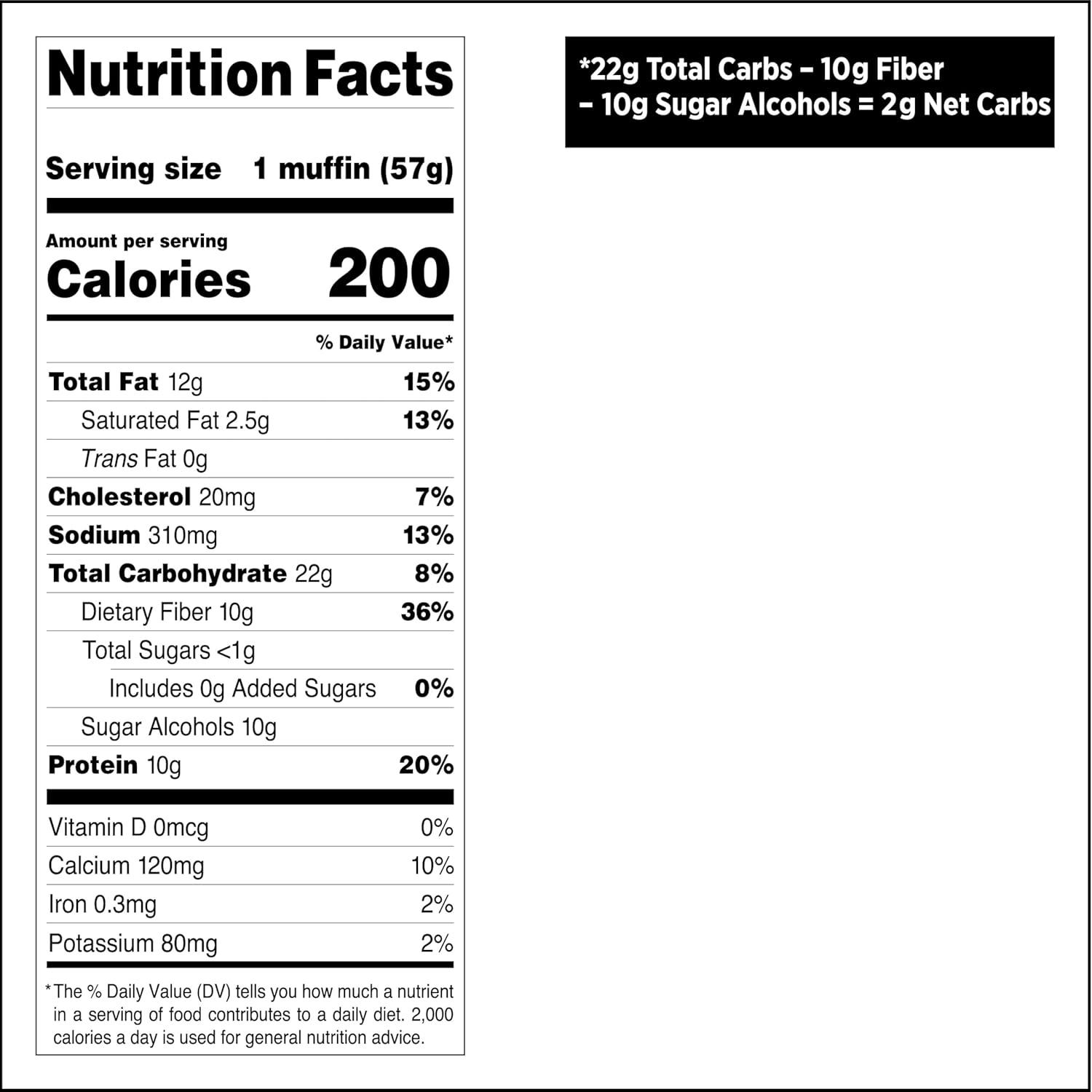 Quest Nutrition Bake Shop Muffin - Chocolate Chip - 8ct