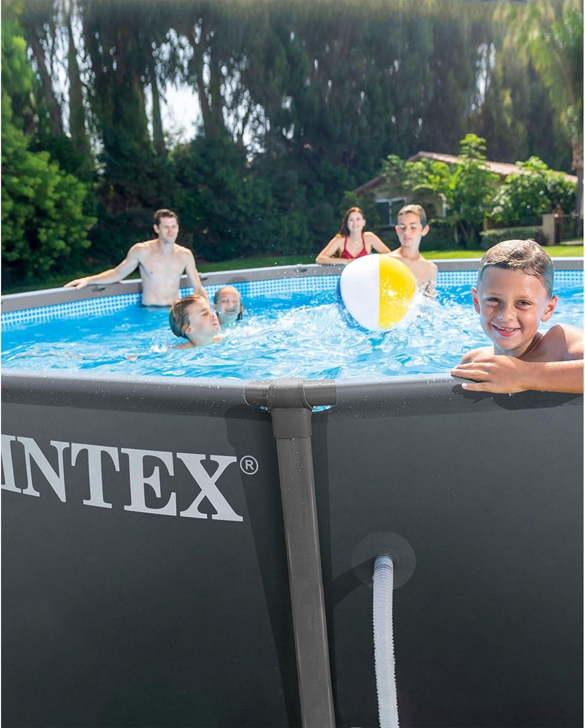 Intex 16ft X 48in Ultra XTR Pool Set with Sand Filter Pump, Ladder, Ground Cloth & Pool Cover