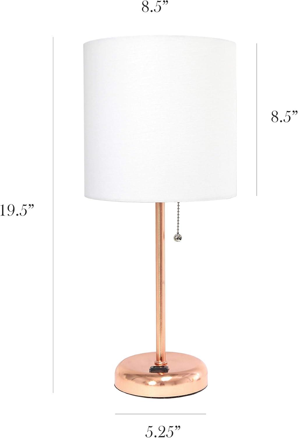 LimeLights Stick Lamp with Charging Outlet - Set of 2