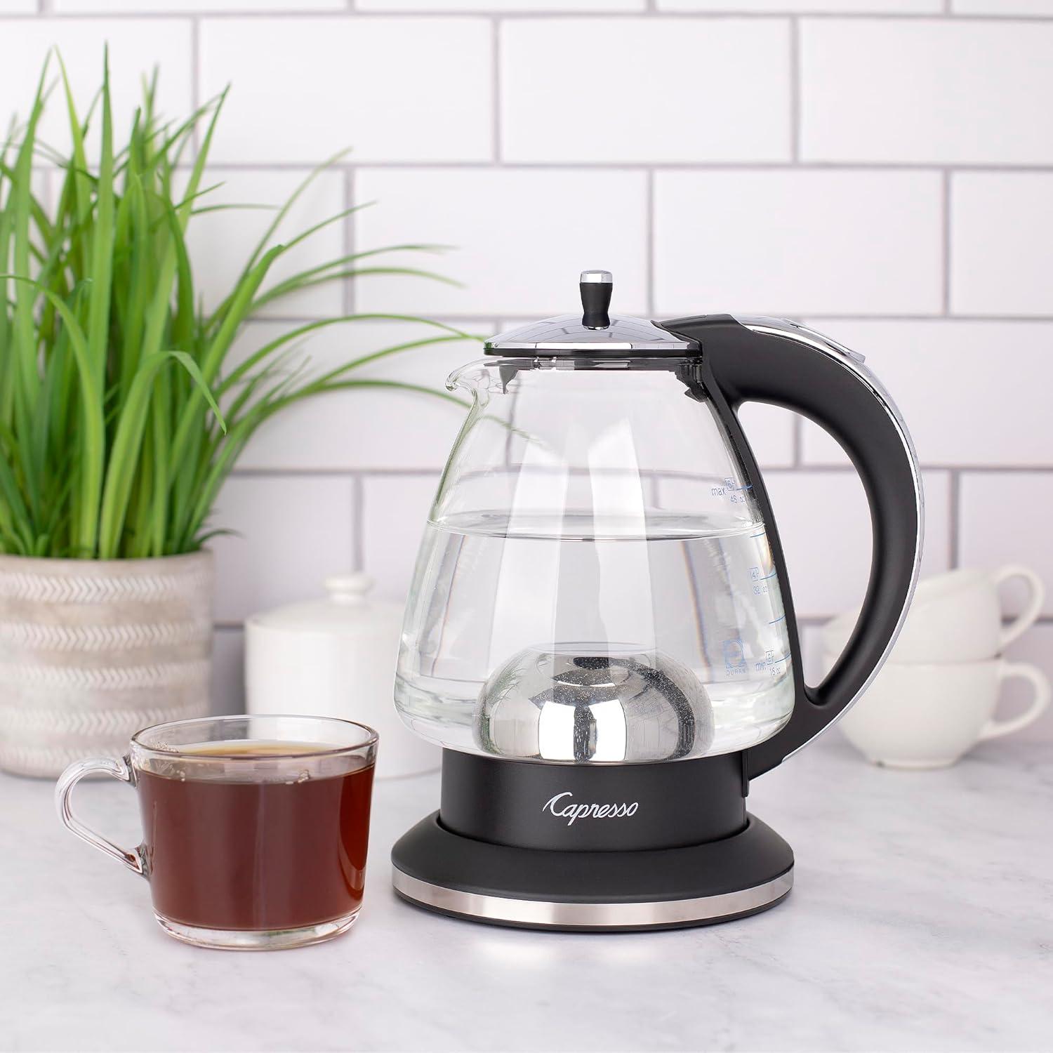 Capresso H2O Glass Electric Tea Kettle