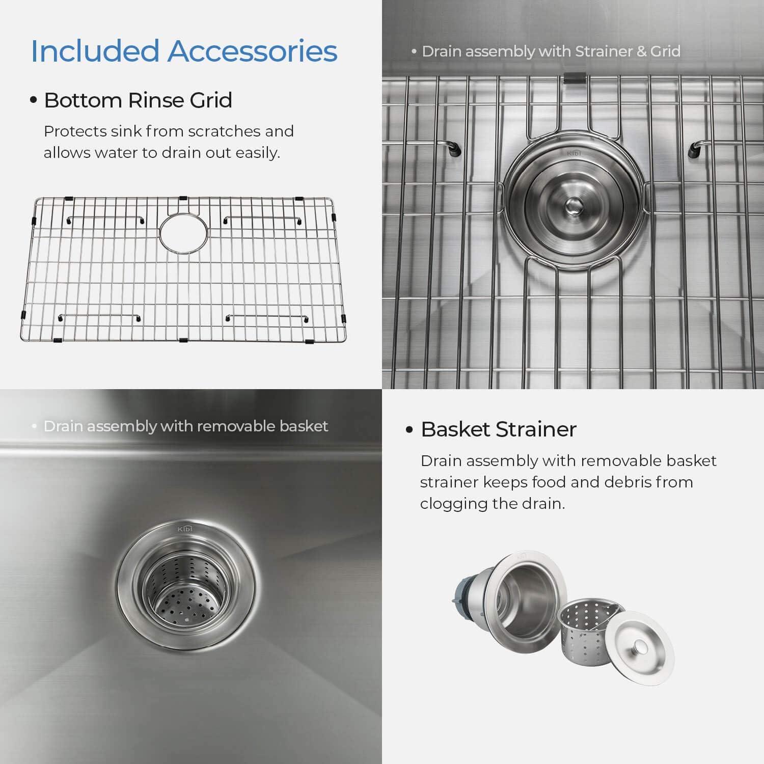 30'' L Undermount Single Bowl Stainless Steel Kitchen Sink