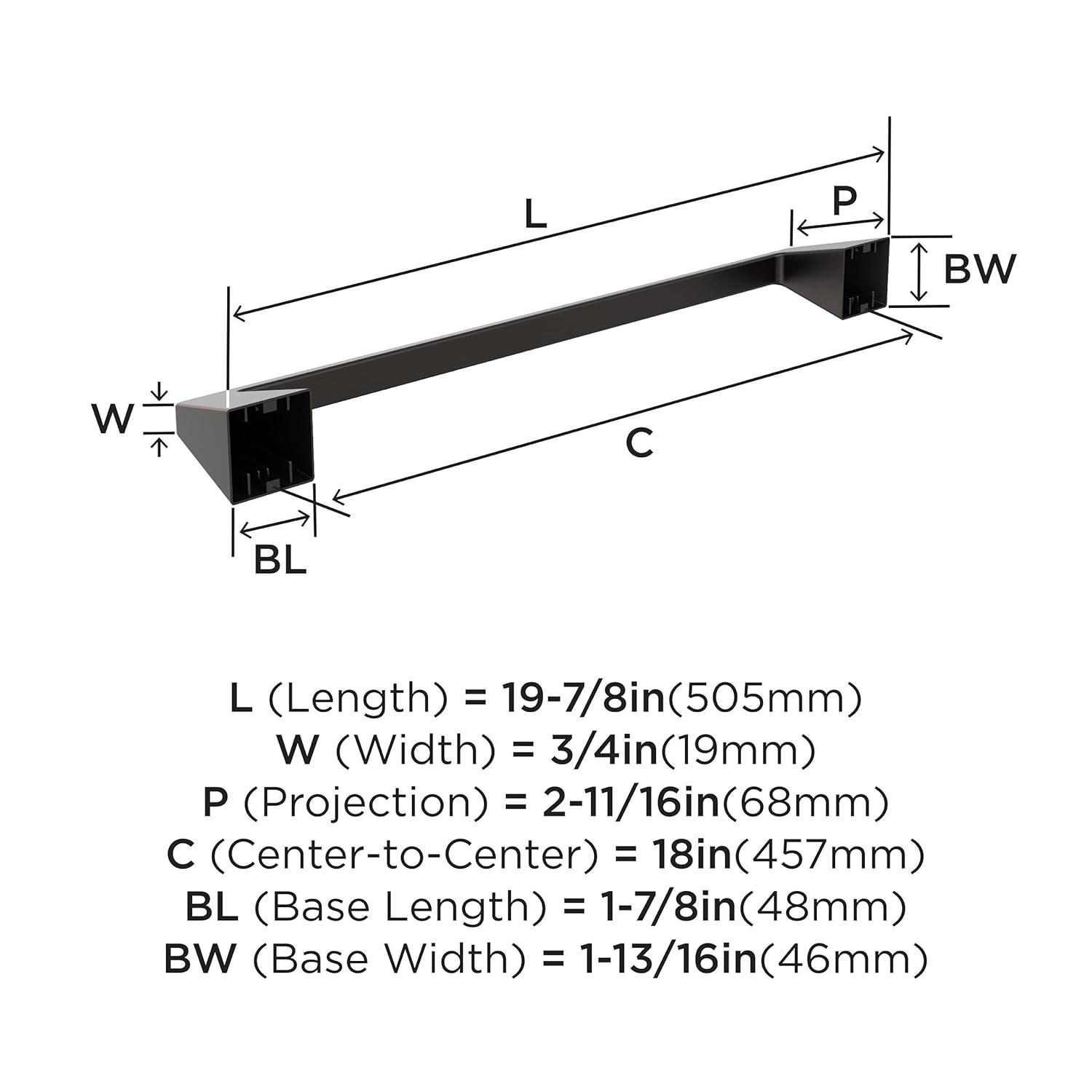 Blackrock 19.87" Wall Mounted Towel Bar