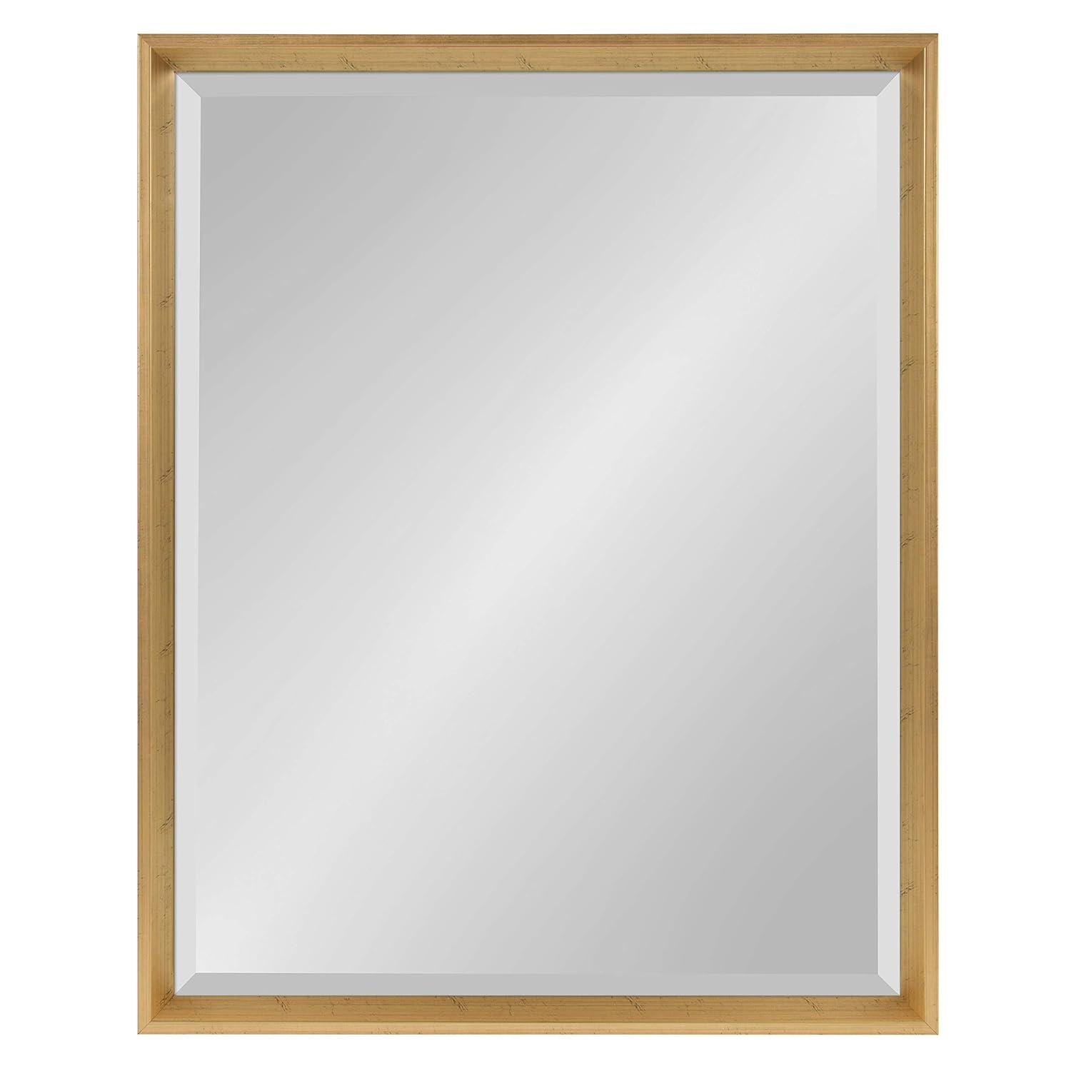 24" x 30" Calter Framed Wall Mirror Gold - Kate and Laurel