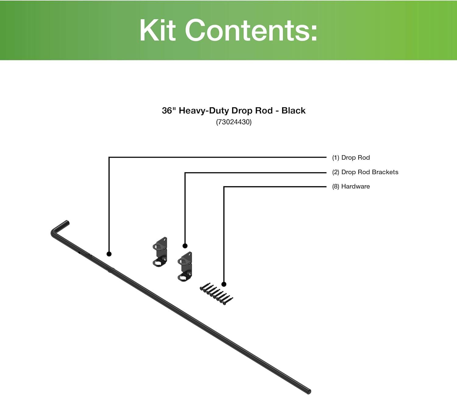 Barrette Outdoor Living Heavy Duty Drop Rod