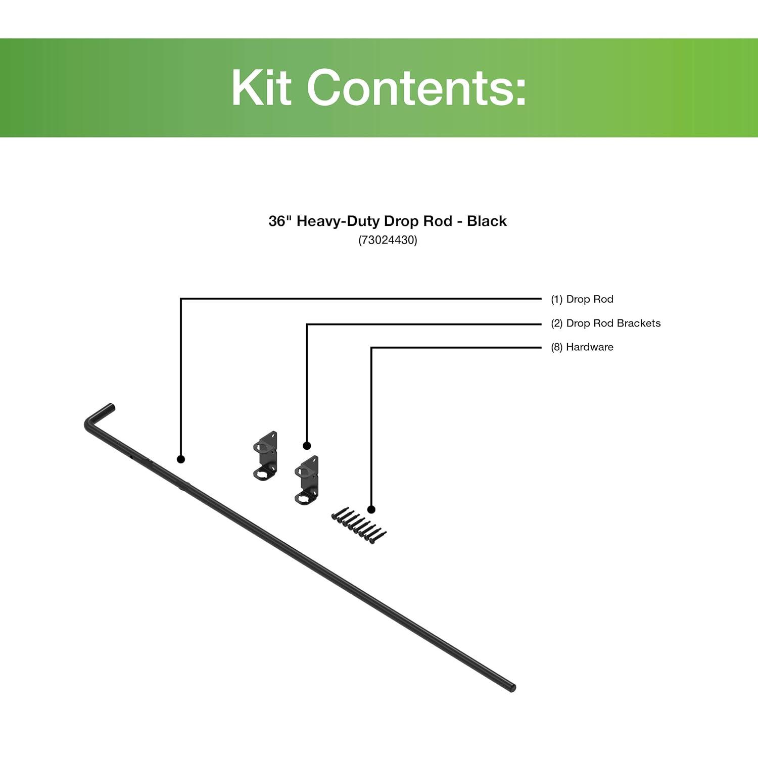 Barrette Outdoor Living Heavy Duty Drop Rod