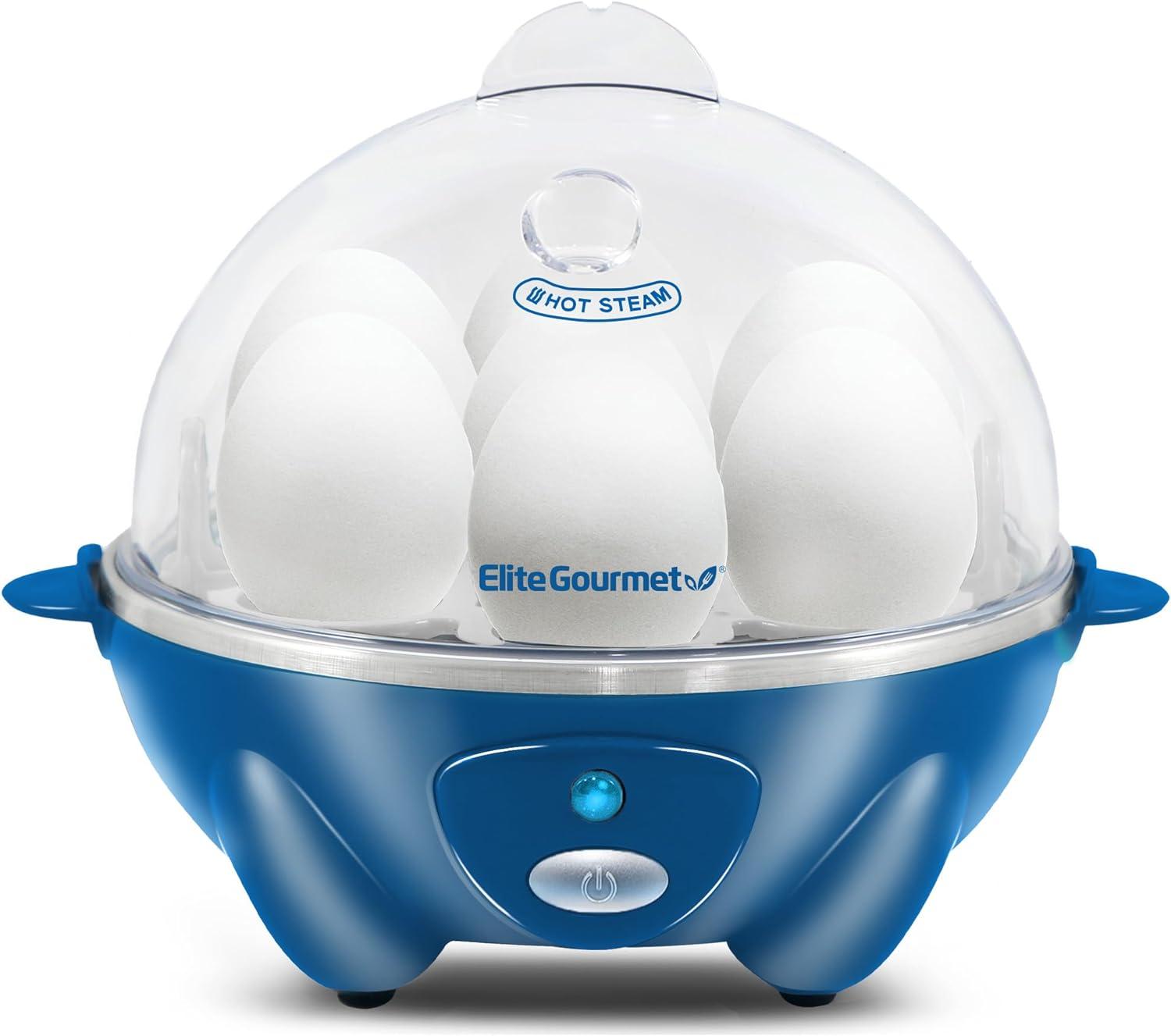 Ocean Blue Rapid Egg Cooker with Auto Shut-Off