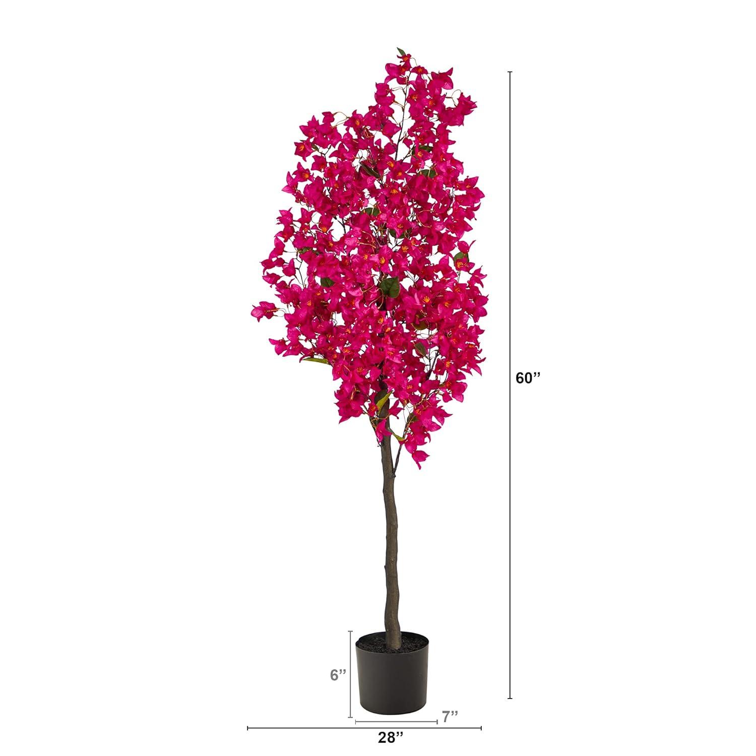 Primrue Faux Flowering Tree in Planter