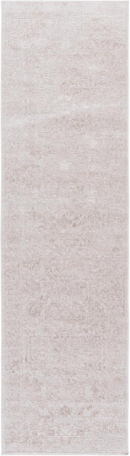 Reflection RFT665 Power Loomed Indoor Runner Rug - 2'3"x14' - Creme/Ivory - Safavieh