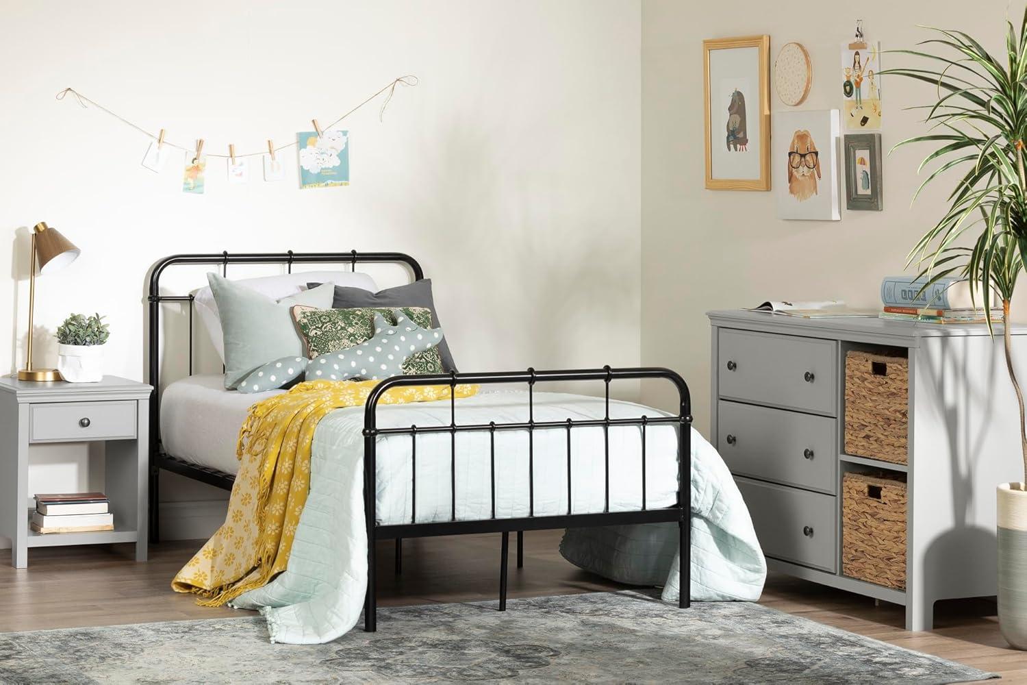 South Shore Cotton Candy Twin Platform Bed