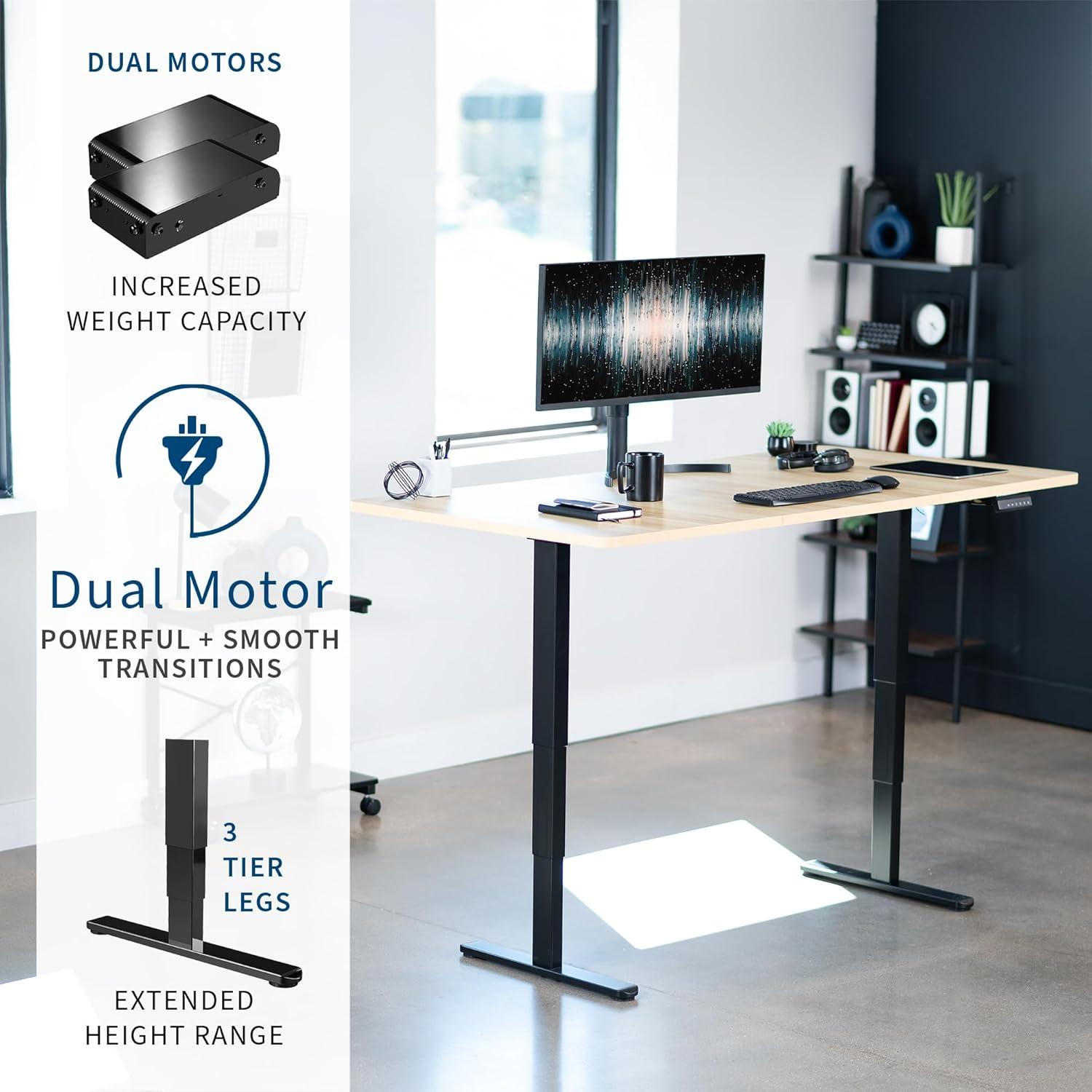 71" x 36" Electric Desk with Memory Controller DESK-KIT-2B7B-36 Series