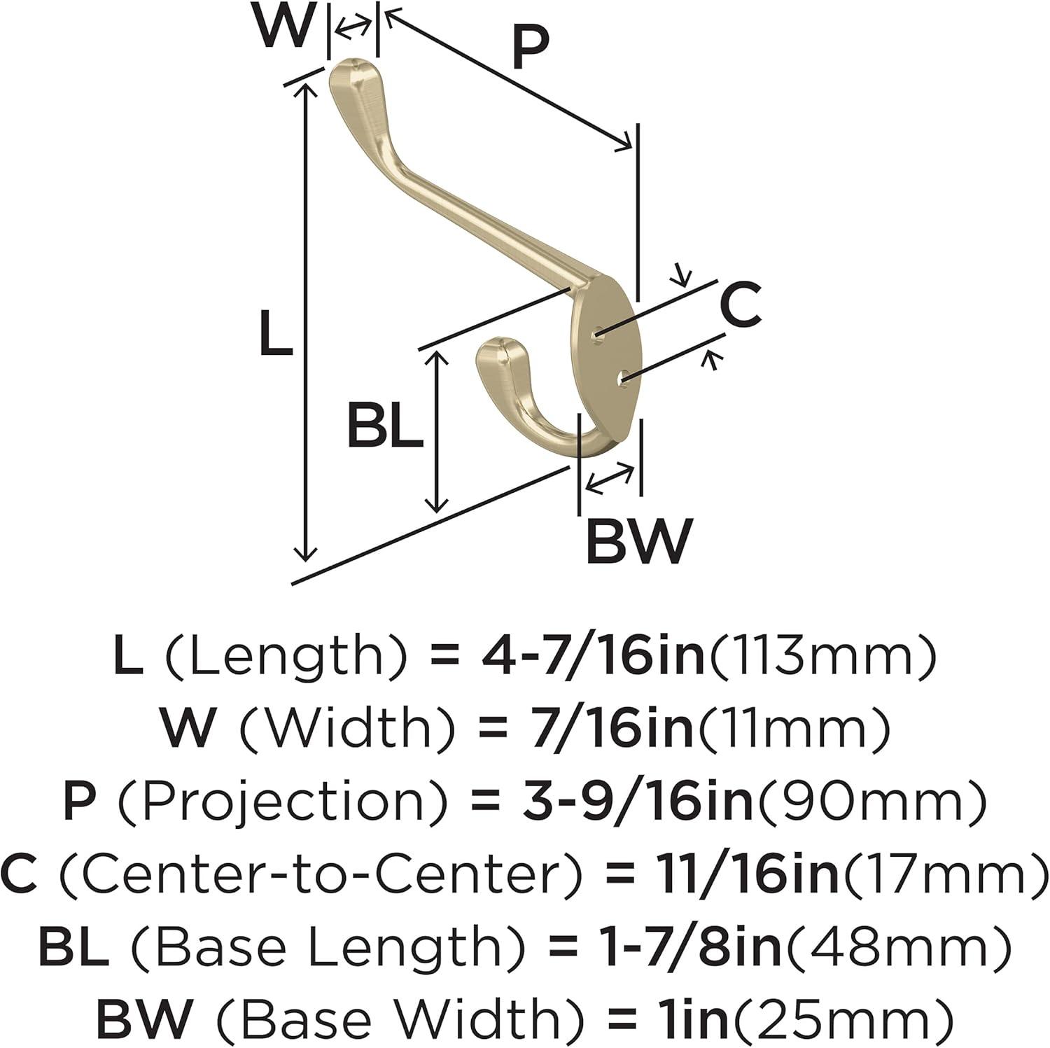 Amerock Noble Decorative Wall Hook