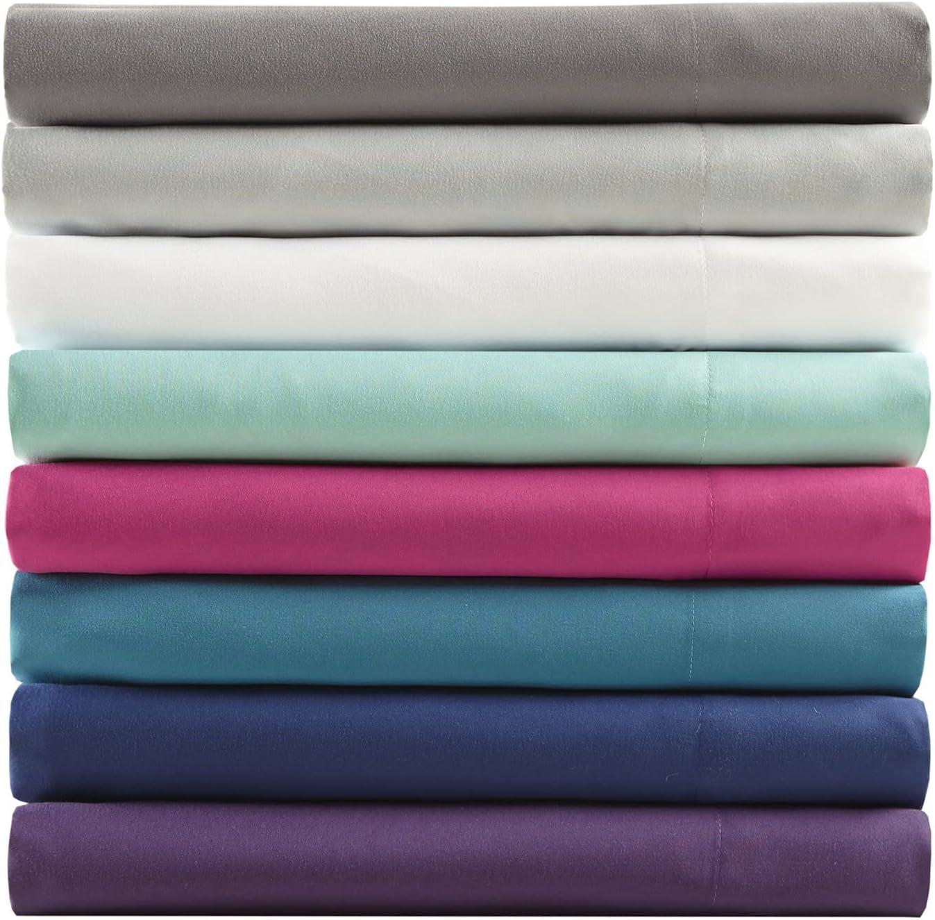 Aqua Twin Deep Pocket Microfiber Sheet Set