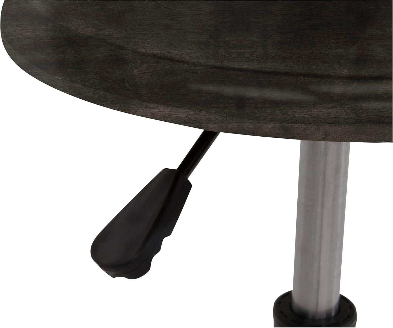 Craine Adjustable Height Industrial Stool with Footring