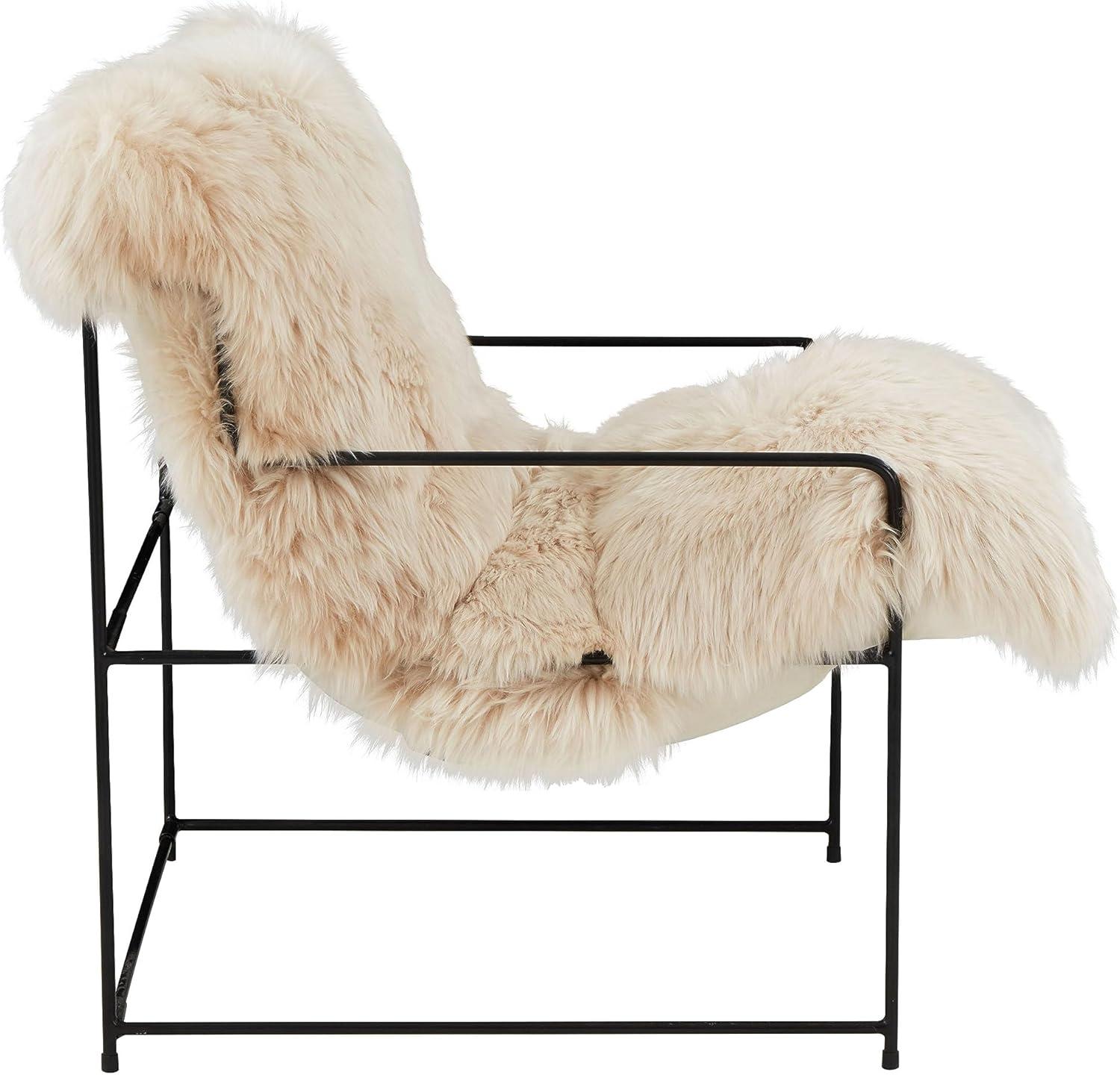 TOV Furniture Kimi Genuine Sheepskin chair