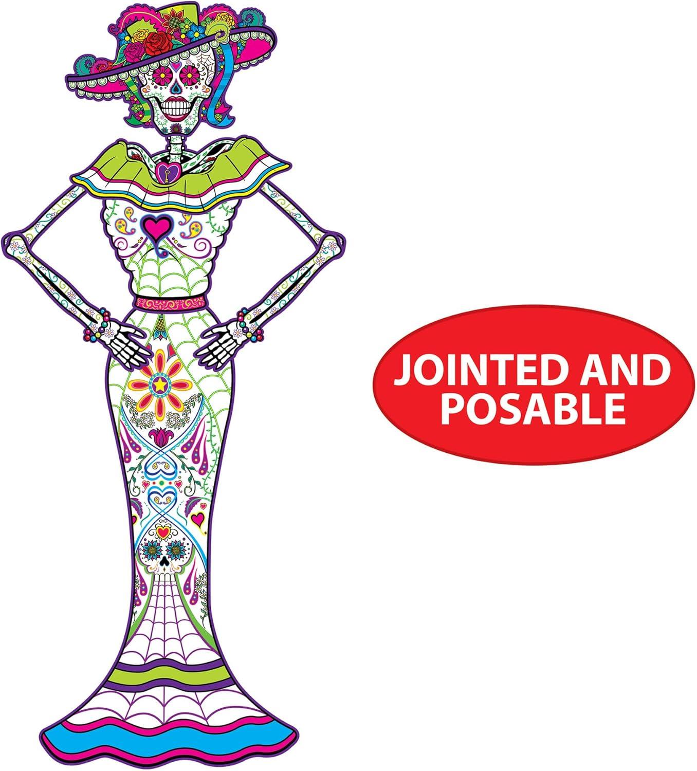 The Beistle Company Paper Day Of The Dead Photo Props