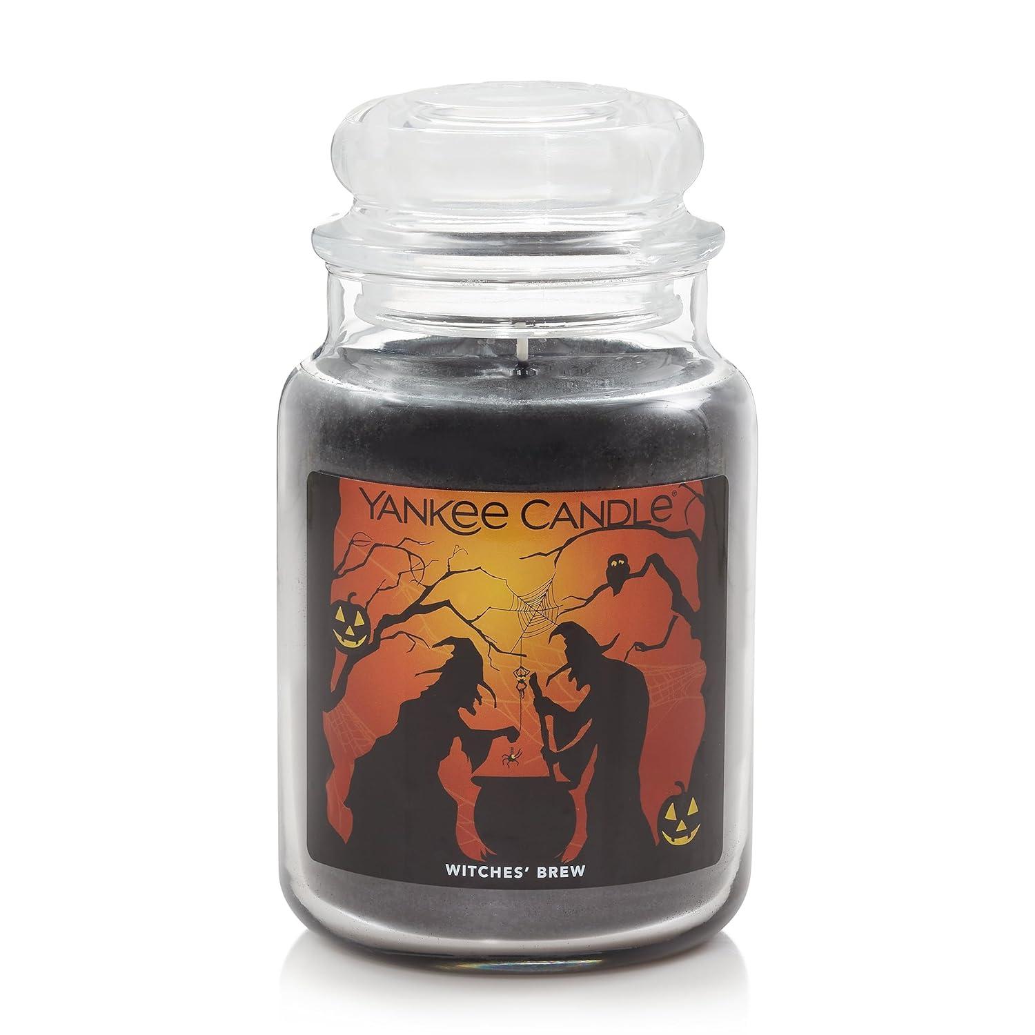 Yankee Candle Halloween 2023 Witches' Brew Large Patchouli Scented Candle with 110-150 Burn Time