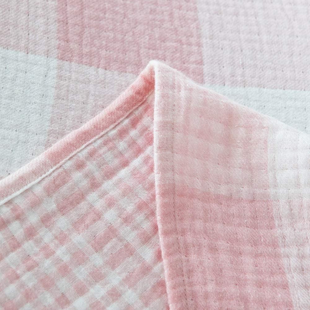 100% Cotton 4 Layers Muslin Gauze Throw Blanket