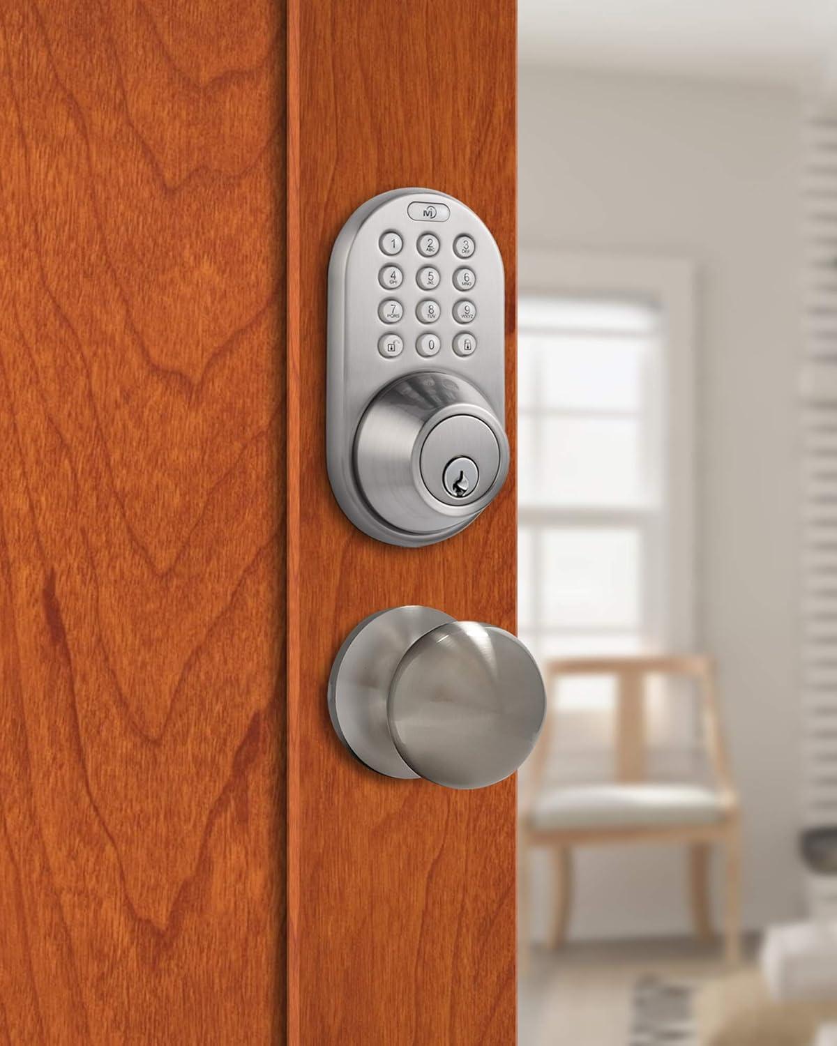 Complete D-Series Entry Knob Set with Electronic Deadbolt