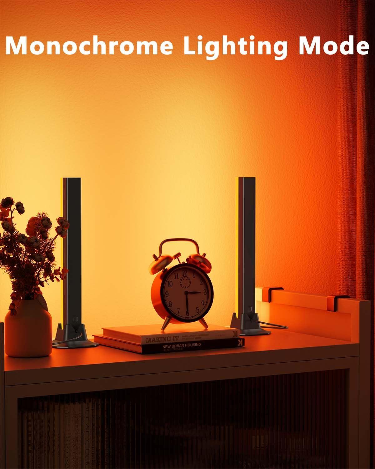 RGB Light Bars Led Light Bar with 16 Million Colors Music Sync Smart APP & Remote Control Timing Function Color Changing Ambient Lighting for Room TV Backlight PC Gaming Monitor Desk