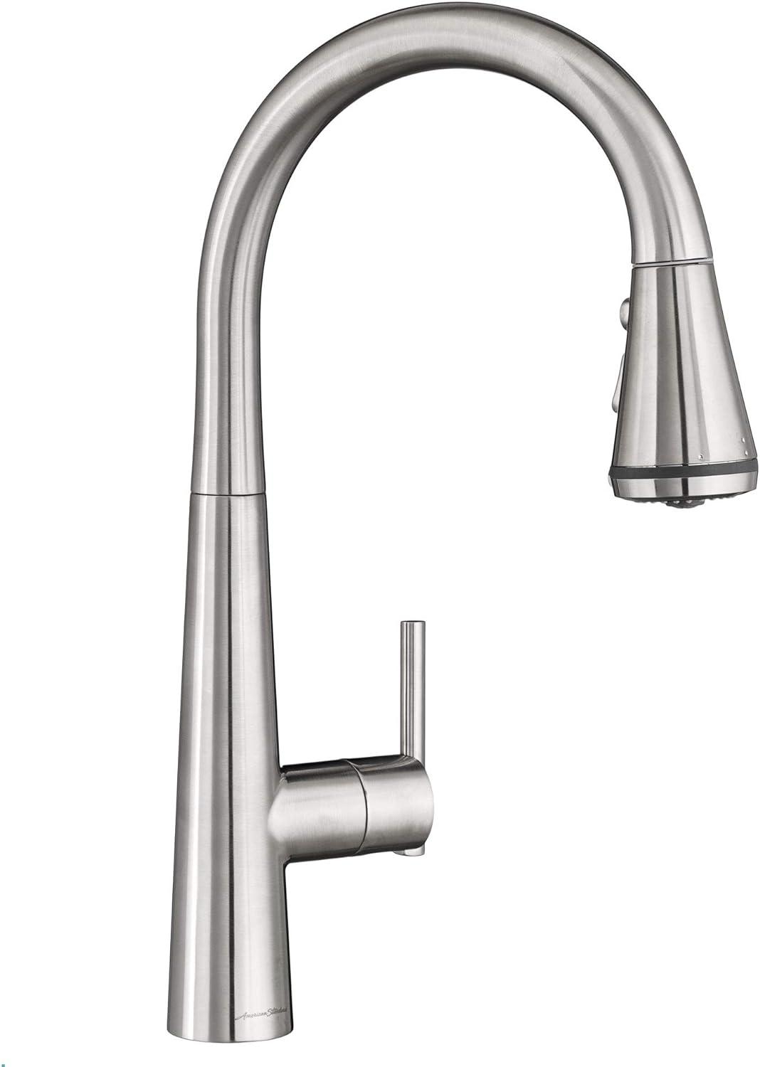 Edgewater Stainless Steel Single Handle Pull-Down Kitchen Faucet