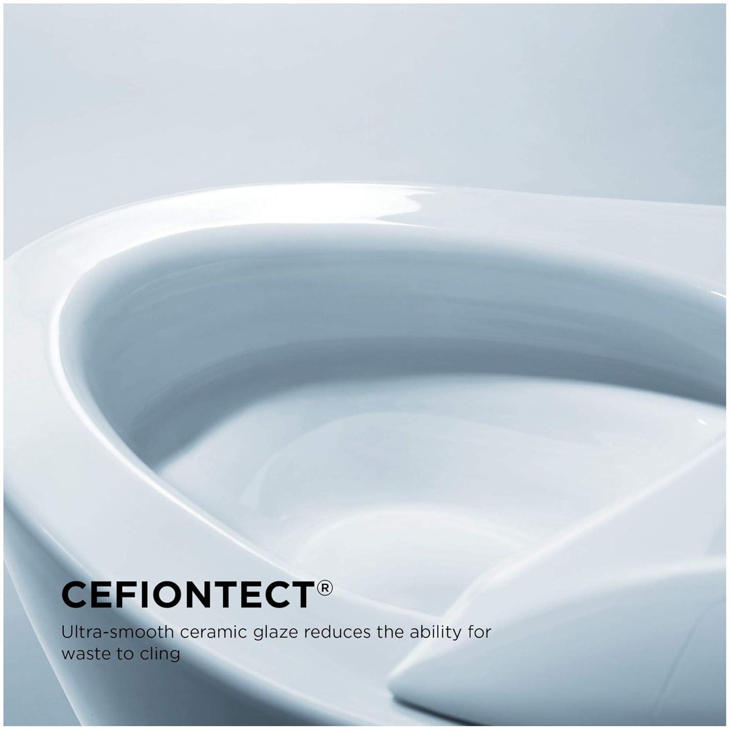 Toto® Ap Wall-Hung Elongated Toilet Bowl with Skirted Design and Cefiontect