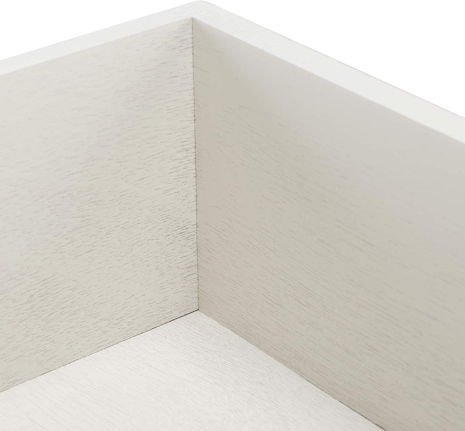 Mozart Mid-Century Coffee Table - Distressed White - Safavieh