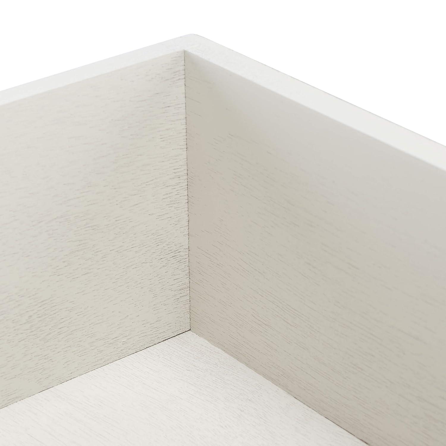 Mozart Mid-Century Coffee Table - Distressed White - Safavieh