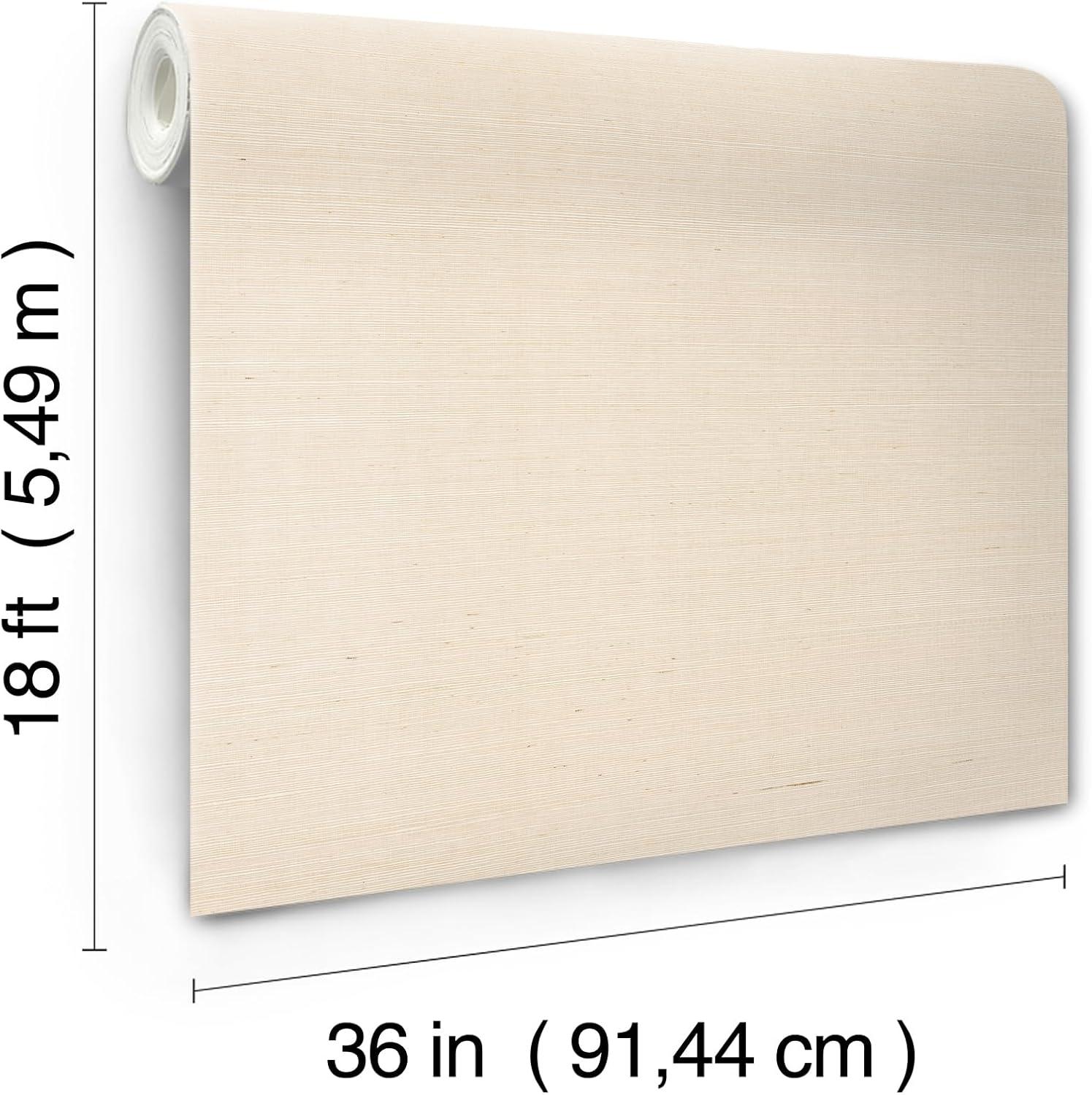 Birch Lane™ Weatherhill Natural Sisal Peel and Stick Grasscloth Wallpaper