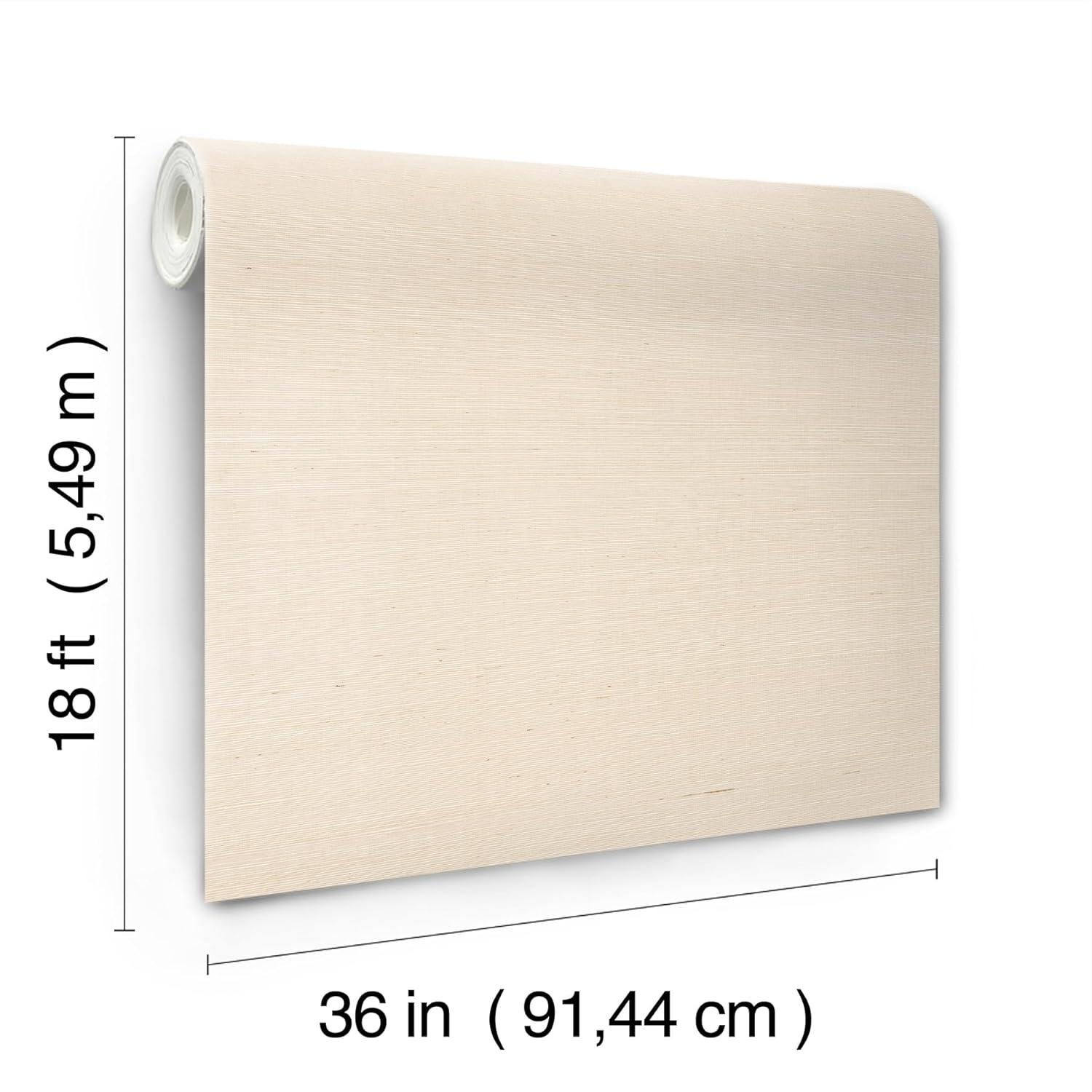Birch Lane™ Weatherhill Natural Sisal Peel and Stick Grasscloth Wallpaper