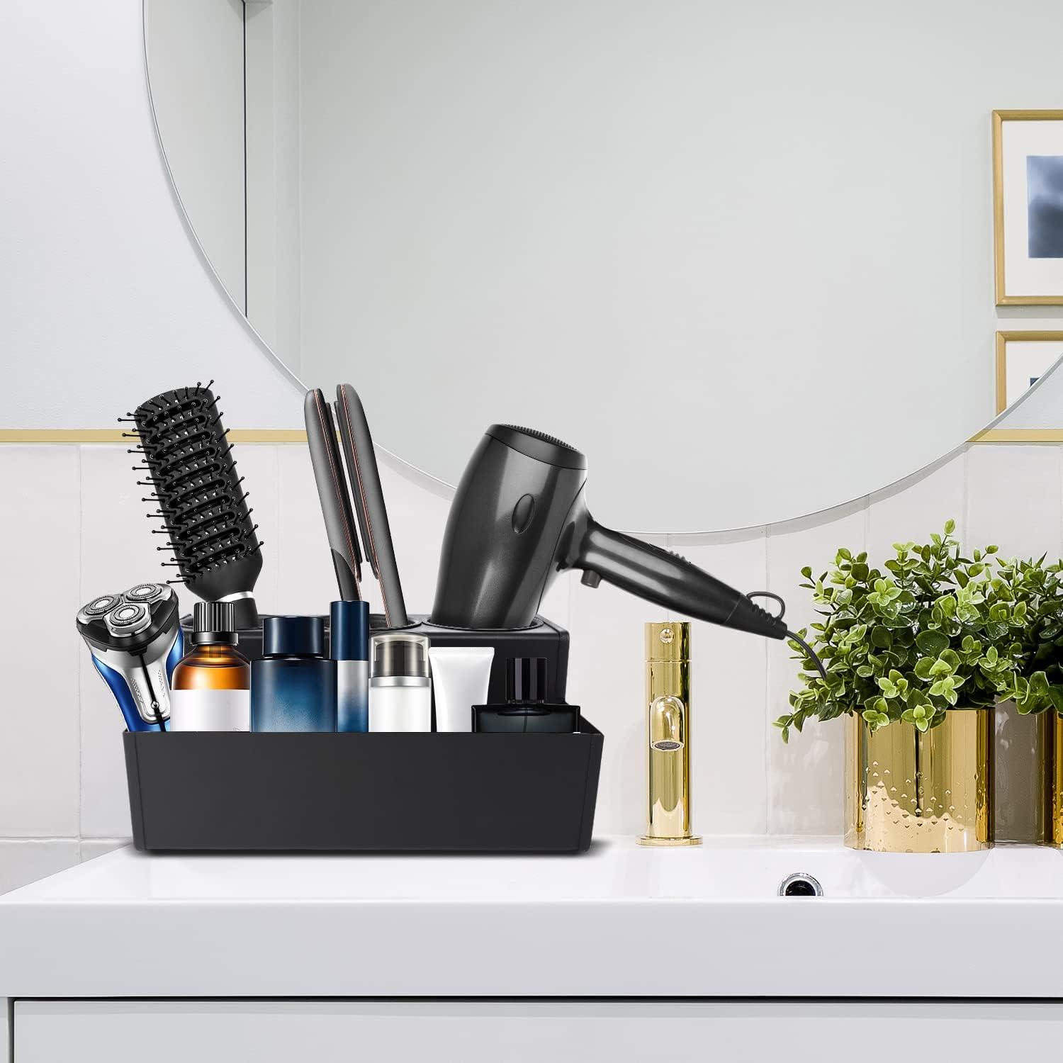 Stainless Steel Hair Dryer Holder and Organizer Tray