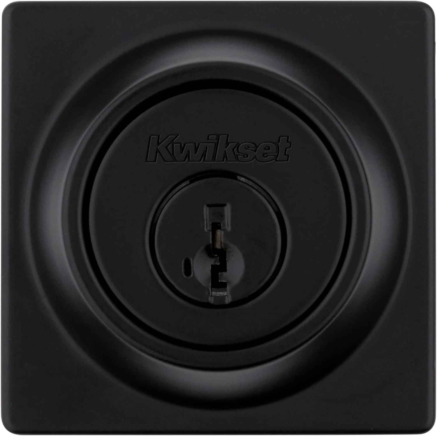 Single Cylinder Deadbolt with Square Rosette