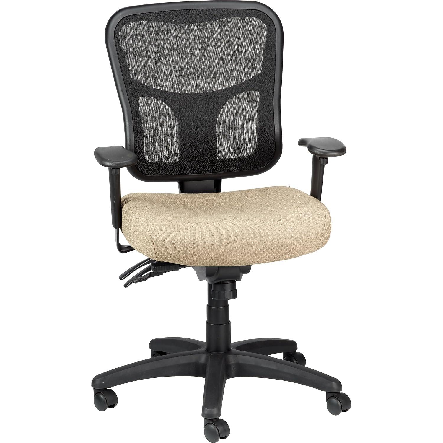 Tempur-Pedic TP8000 Ergonomic Mesh Mid-Back Task Chair Beige TP8000-BEIGE