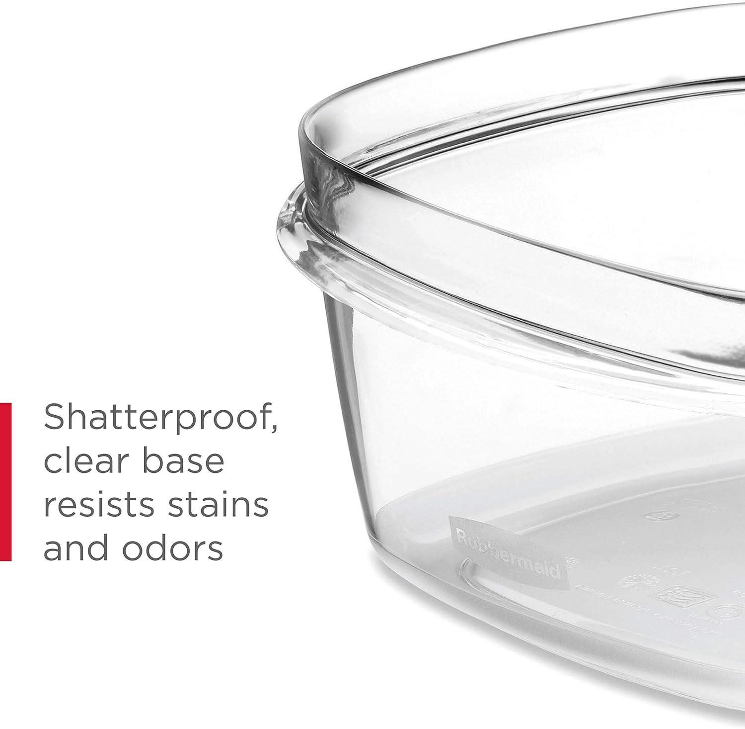 28-Piece Clear and Grey BPA-Free Food Storage Container Set