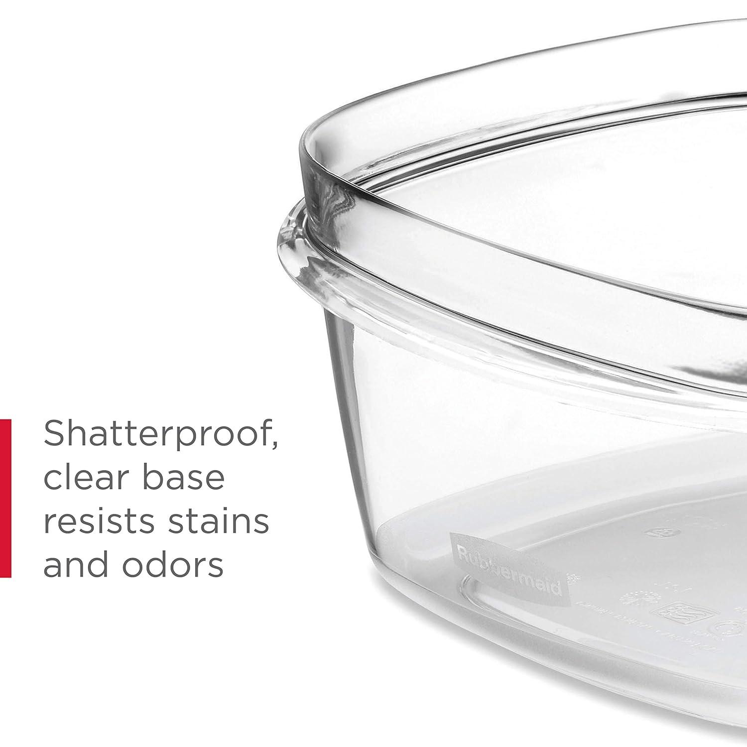 Rubbermaid Meal Prep Premier Food Storage Container, 28 Piece Set, Grey