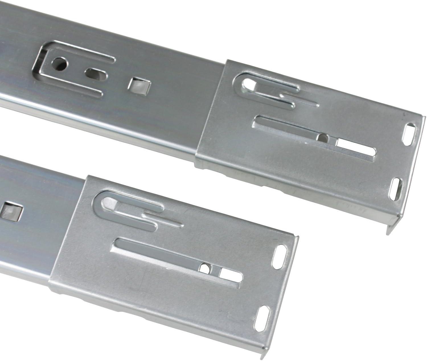 22 inch 100 lb 1 Pack 22" Side Mount Soft Close Full Extension Drawer Slides, Silver