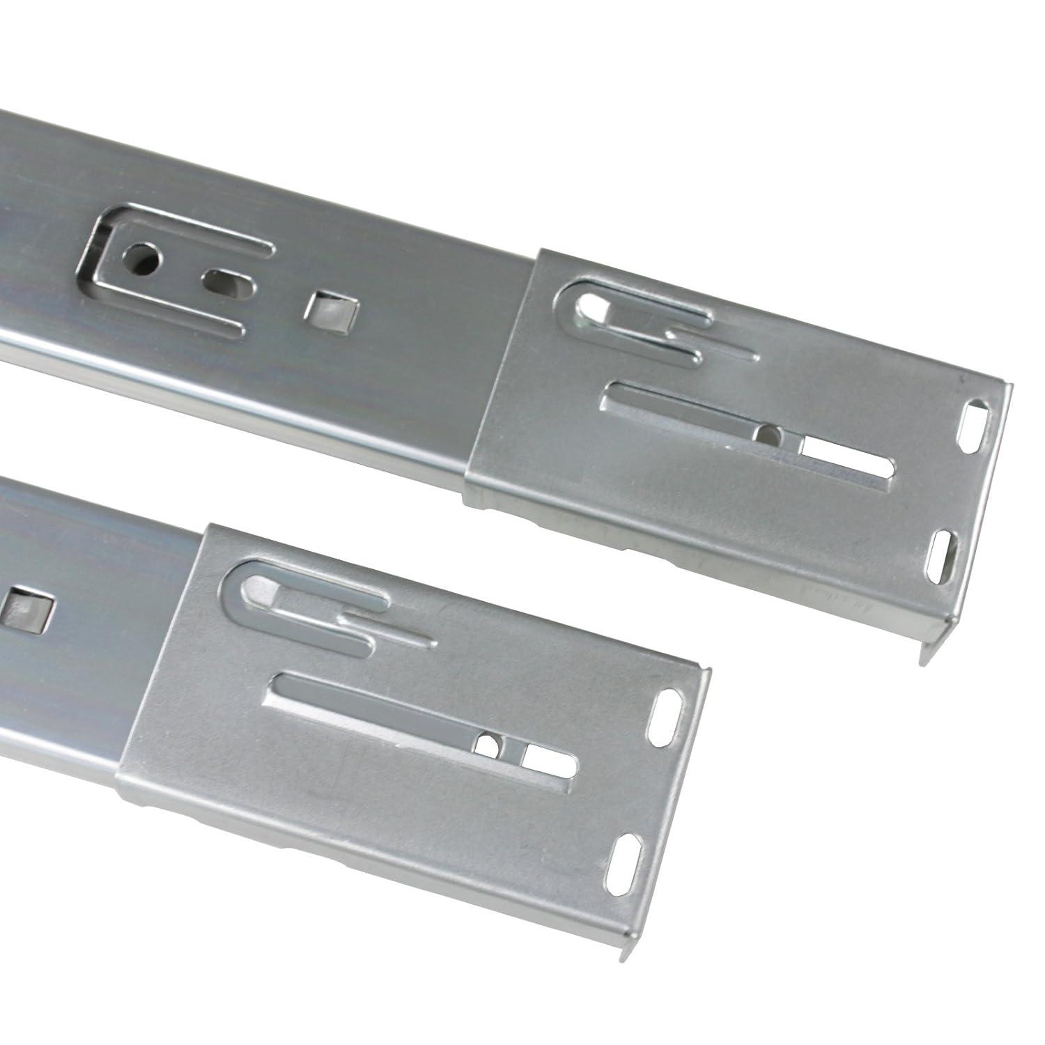22 inch 100 lb 1 Pack 22" Side Mount Soft Close Full Extension Drawer Slides, Silver