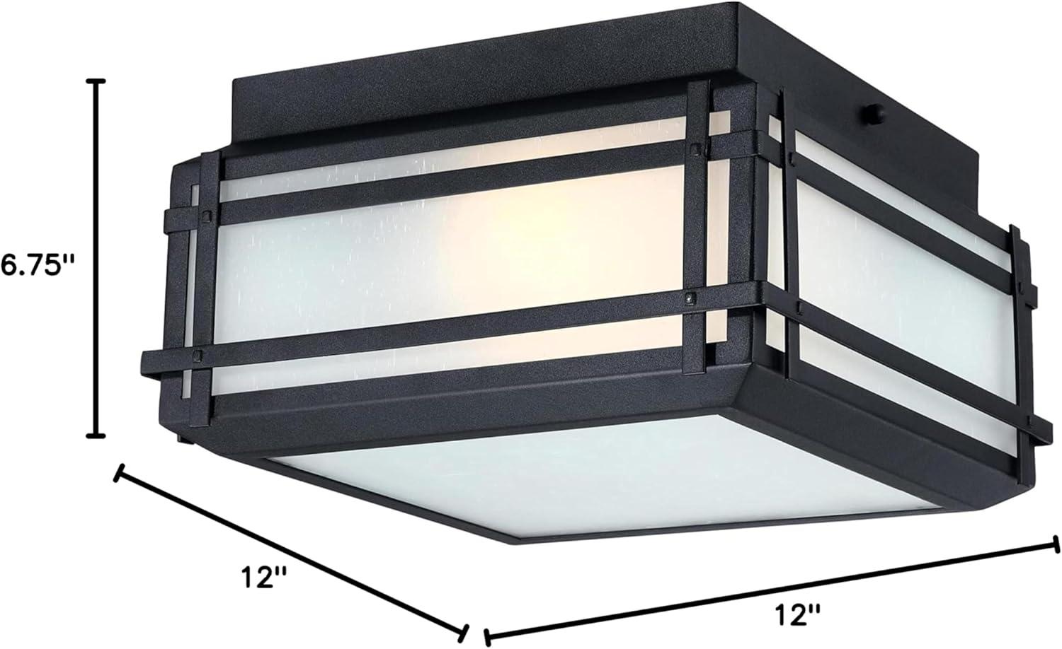 2 - Bulb Outdoor Flush Mount