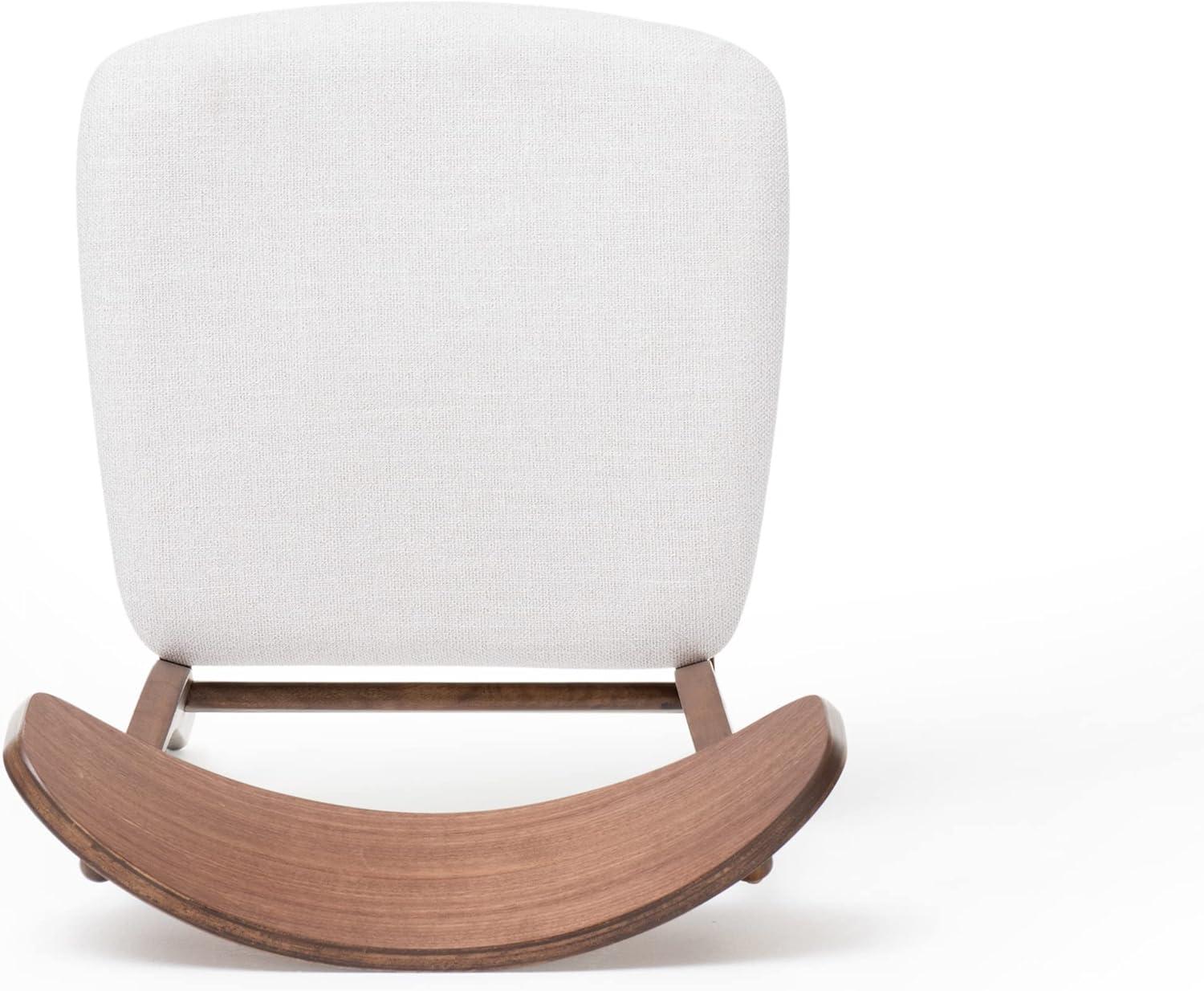 Christopher Knight Home Set of 2 Lucious Dining Chair Light Beige/Walnut: Upholstered, Rubberwood Legs, Scandinavian Style