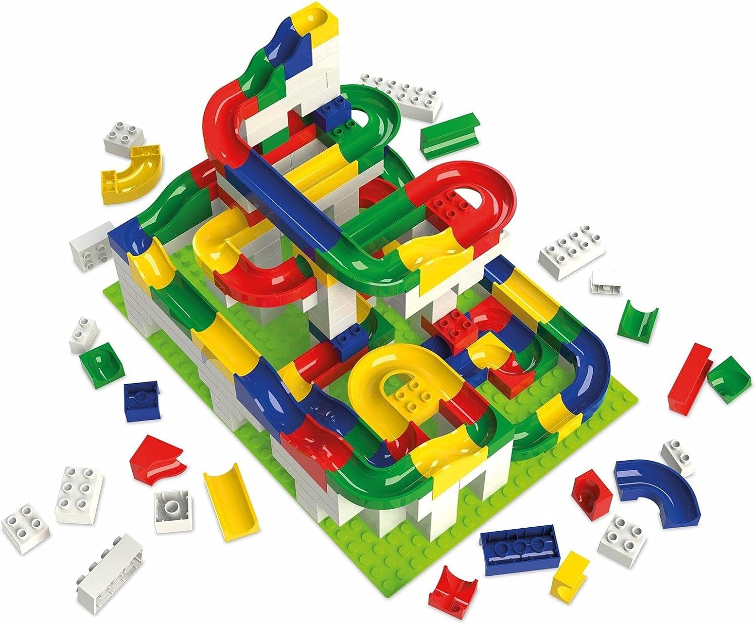 Hubelino Marble Run - 200-Piece Big Building Box