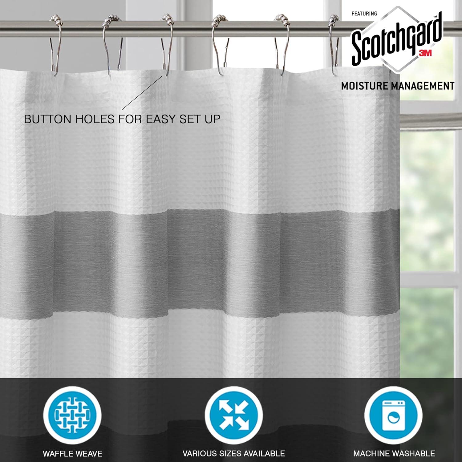 Striped Single Shower Curtain