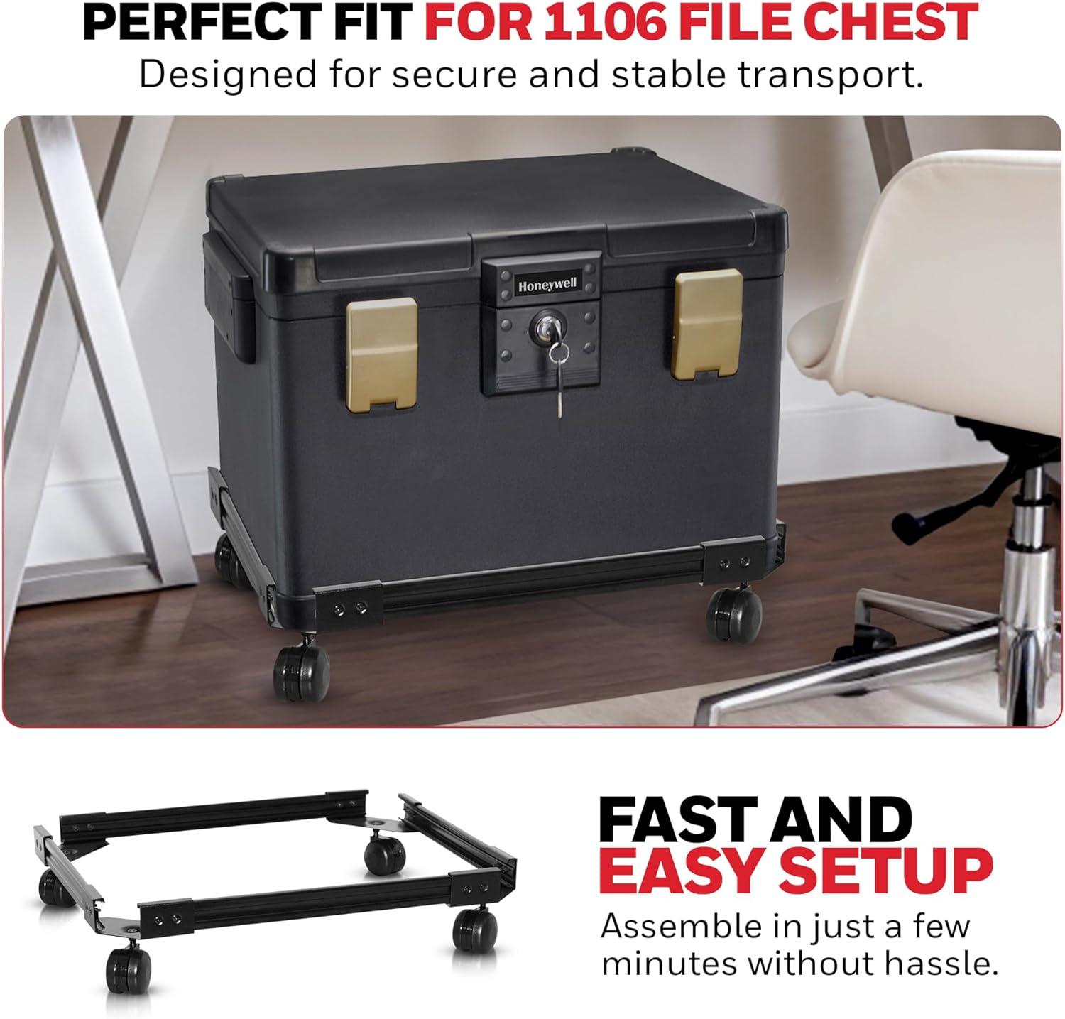 Honeywell Safes, Wheel Cart for 1106 File Fire Chest, 1106C