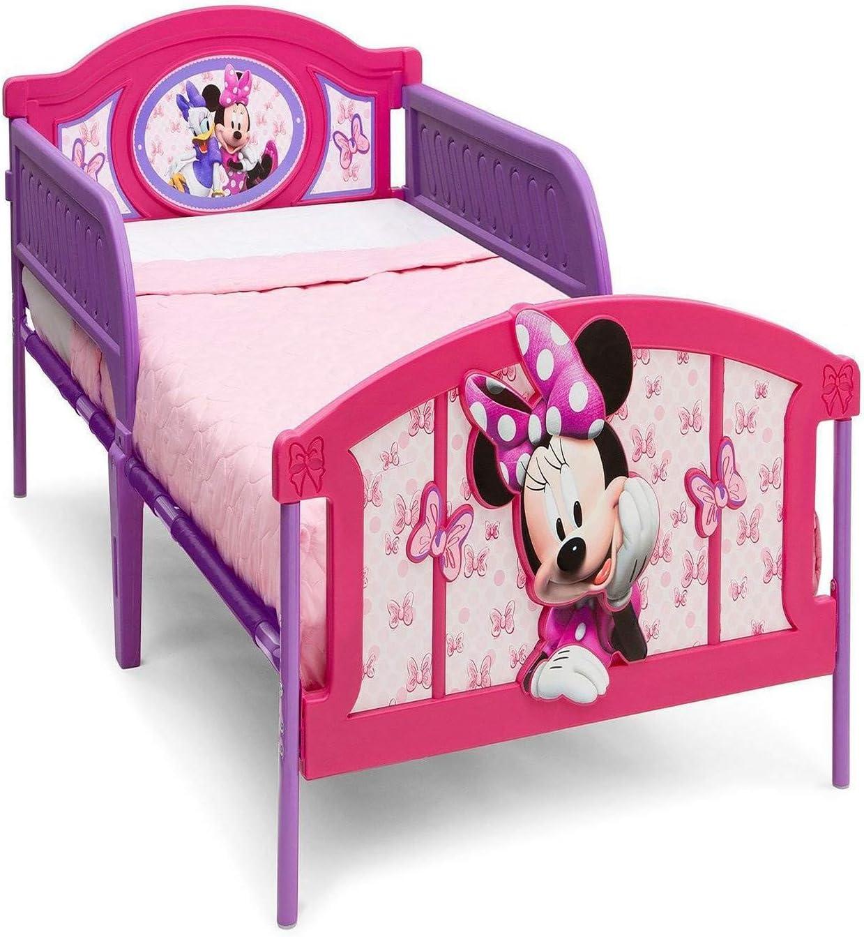 Delta Children Twin Disney Minnie Mouse Plastic 3D Kids' Bed