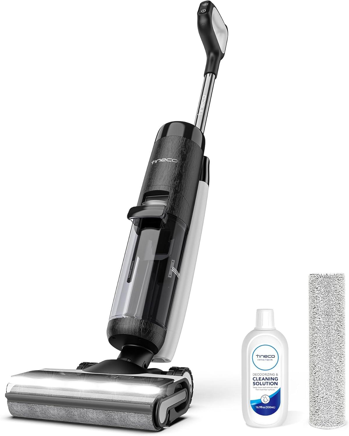 Black Cordless Wet Dry Vacuum Cleaner with LED Display