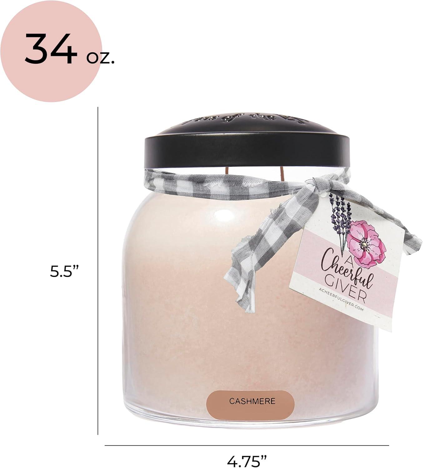 34oz Papa Jar Candle-Cashmere