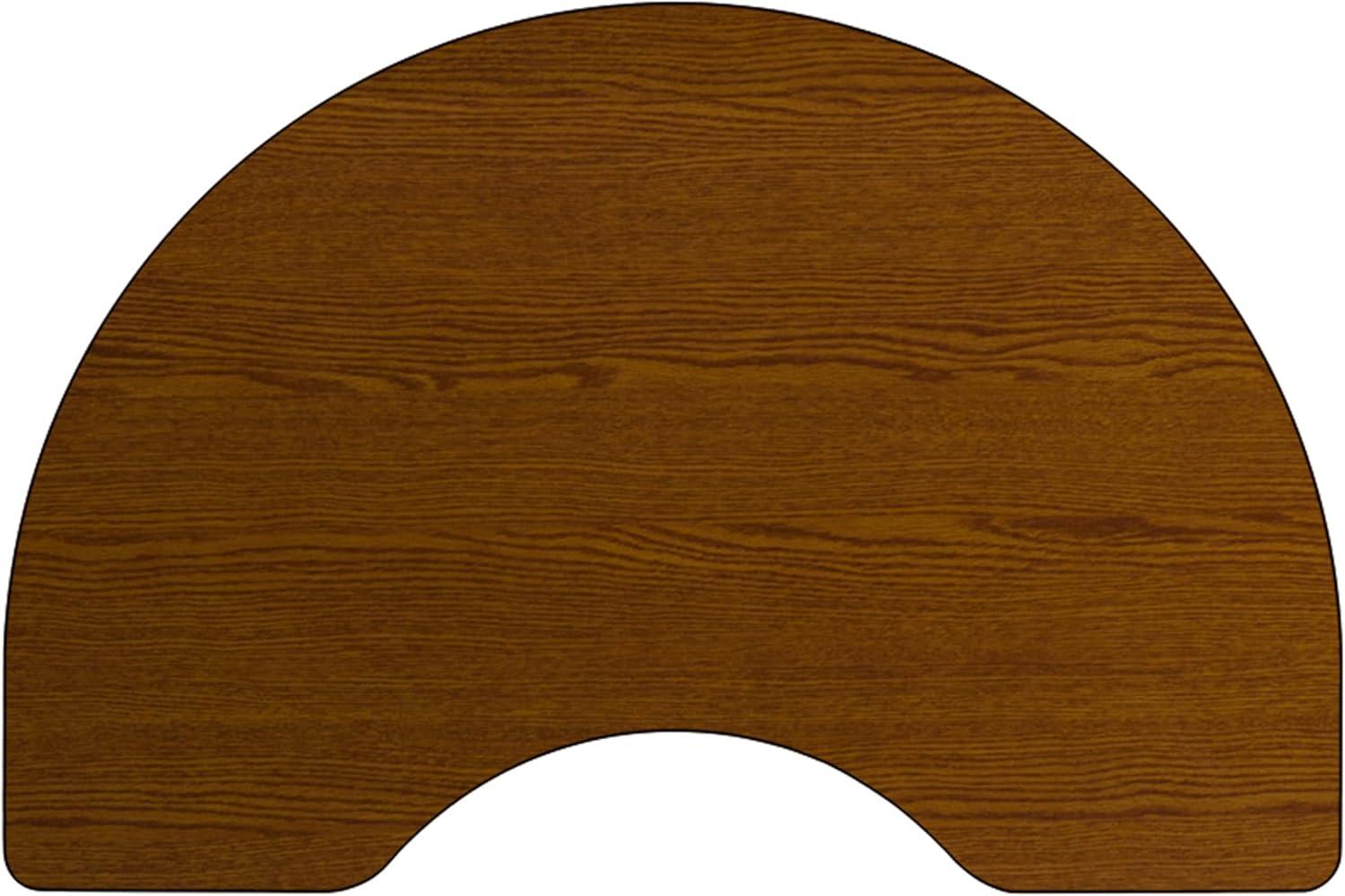 Goddard 48''W x 72''L Kidney HP Laminate Activity Table - Adjustable Legs